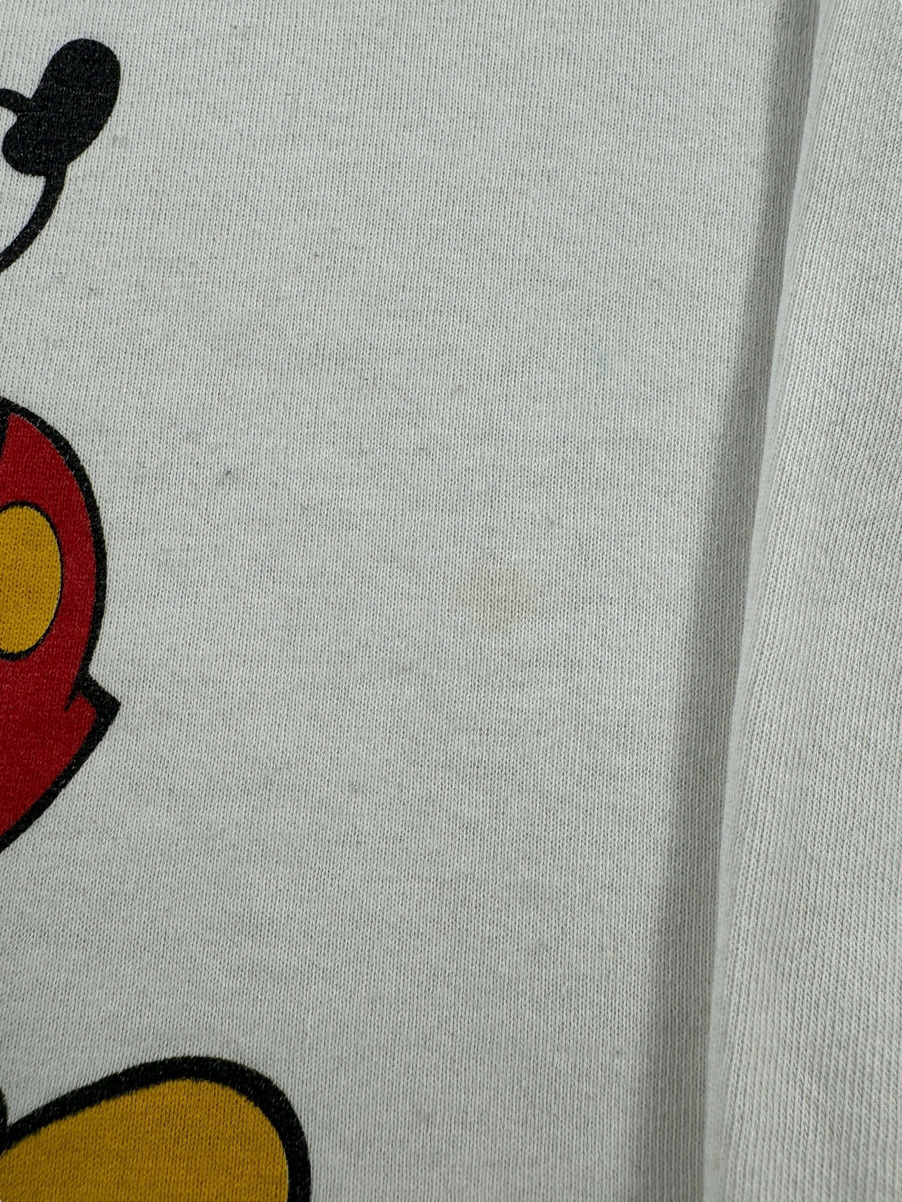 Stain on Vintage 80s Era Mickey Mouse Crewneck SZ L