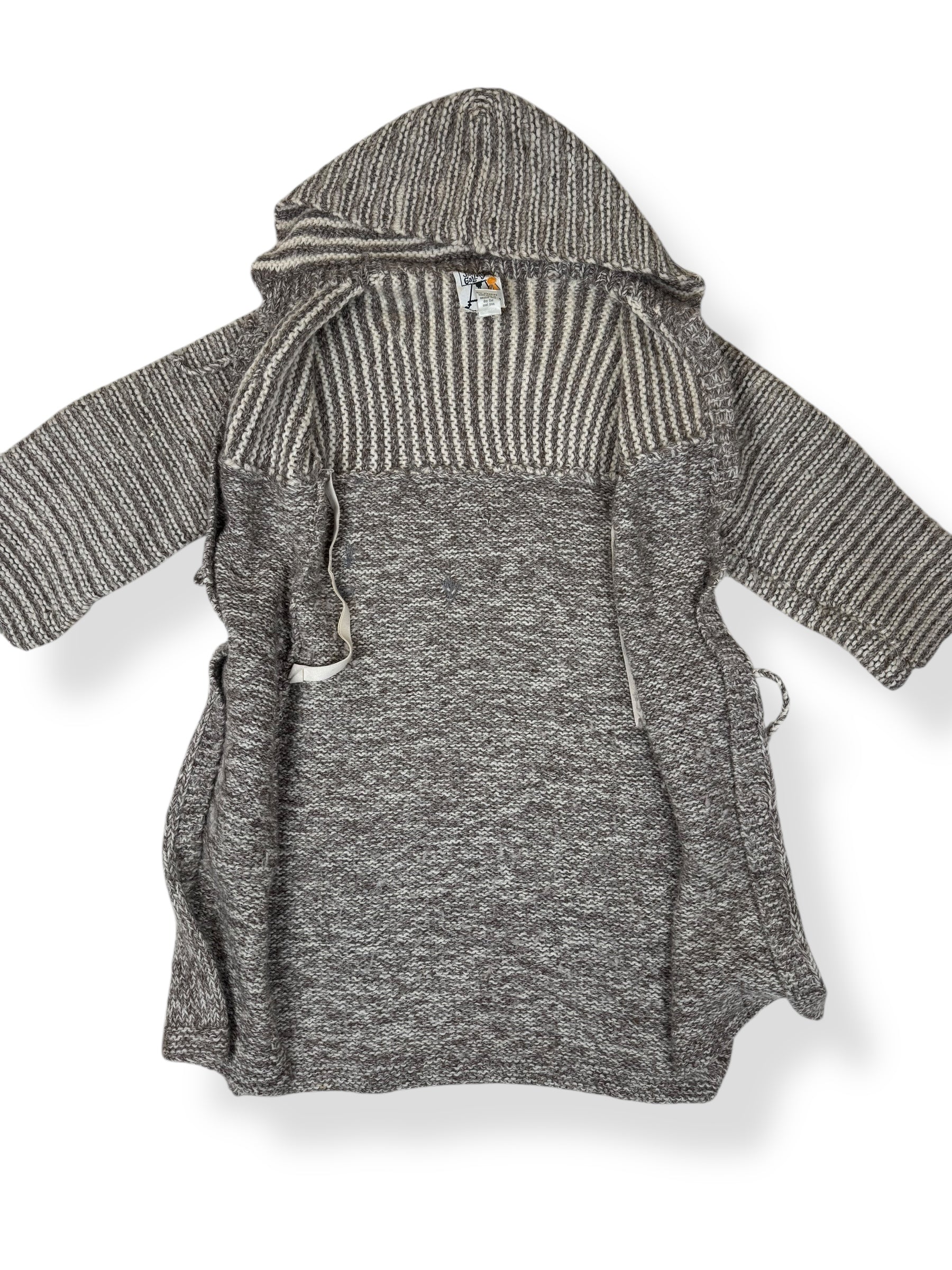 Open view of 1970s Jr Gallery Wool Long Cardigan M