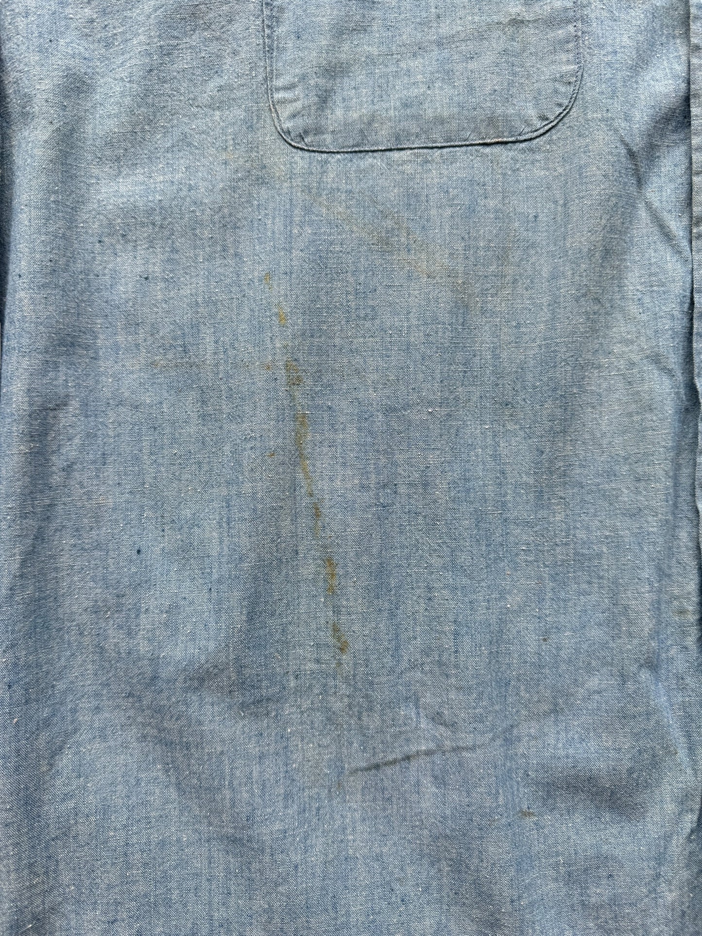Stain on Vintage Madewell Chambray Shirt SZ XXXL