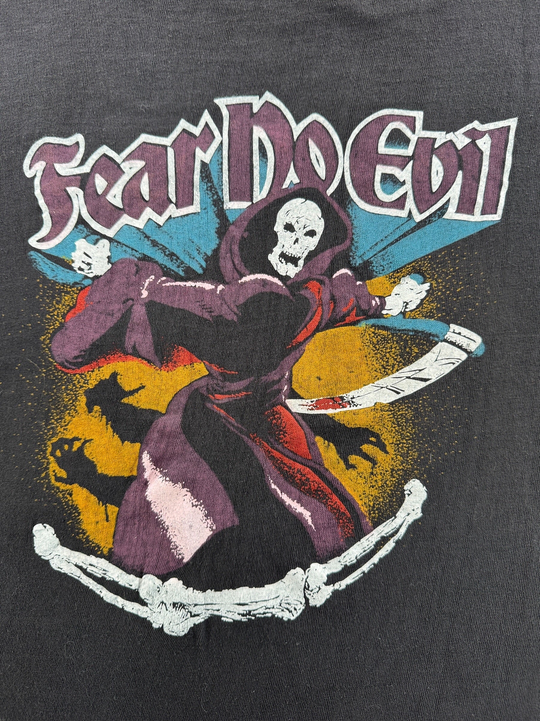 Graphic of Vintage Fear No Evil Tank Top SZ L (Fits M)