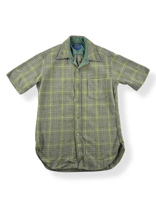 Front of Vintage Pendleton Short Sleeve Flannel SZ M AS IS