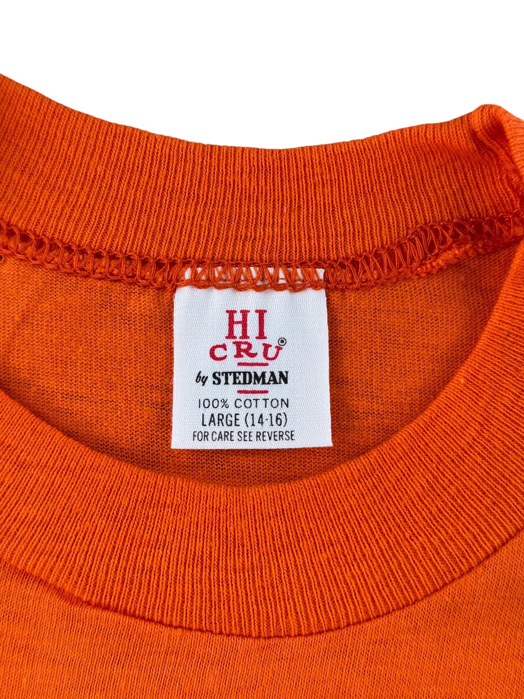 Tag on Vintage 70s NOS Grass Shack Tee SZ L (Fits XS)