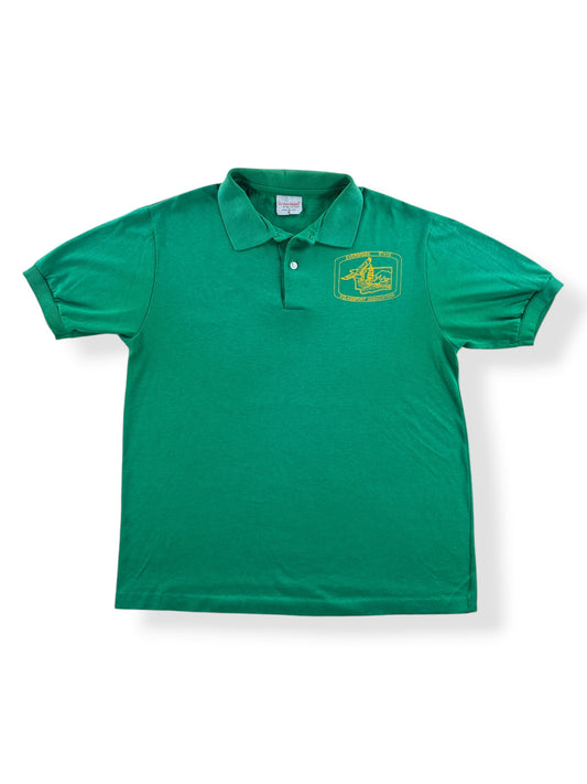 Front of Vintage Evergreen State Polo SZ M