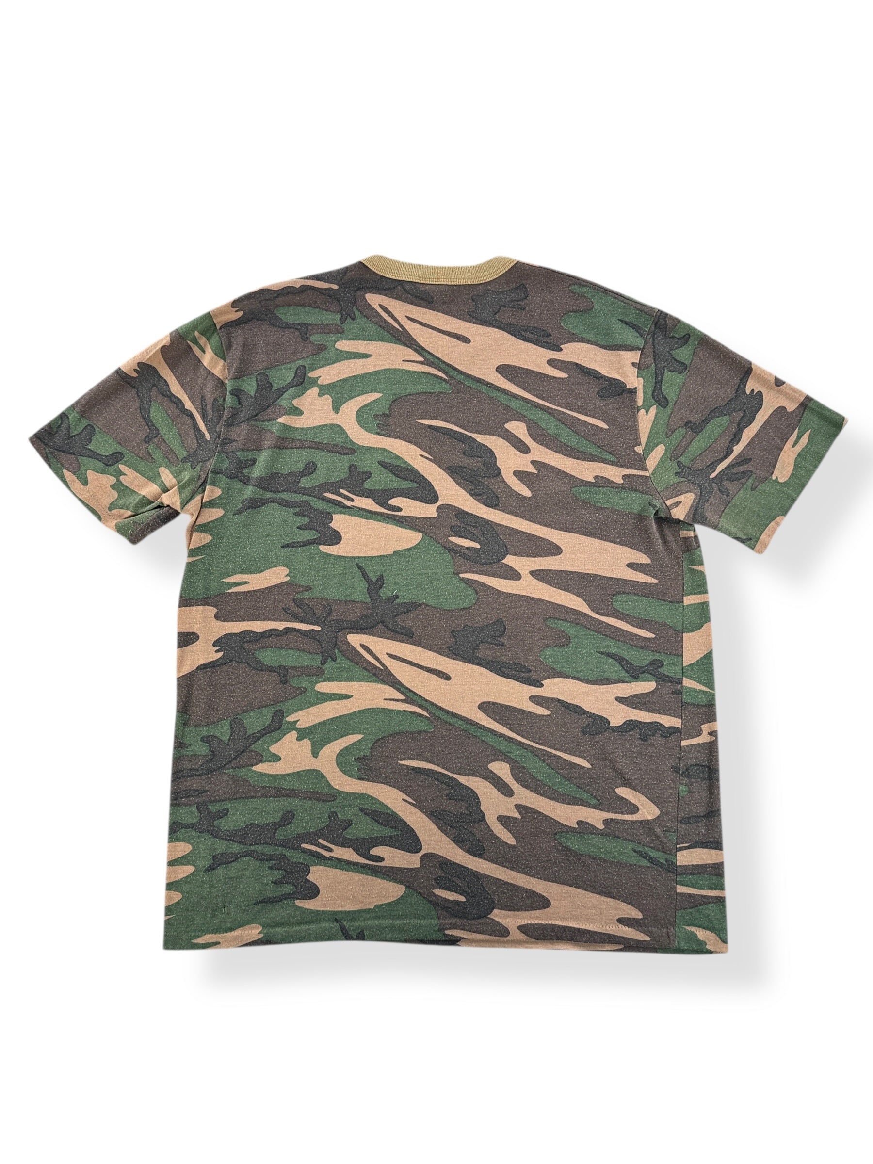 Back of Vintage Camo Pocket Tee SZ L
