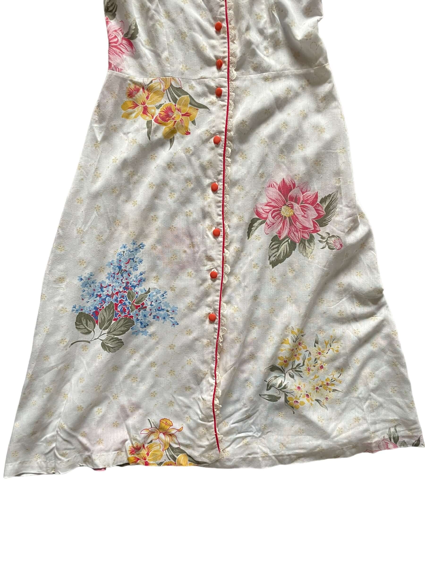 Vintage 1970s Floral Sun Dress With Spaghetti Straps SZ S | Barn Owl V The Barn Owl Vintage Goods Vintage 1970s Floral Sun Dress With Spaghetti Straps SZ S | Barn Owl V The Barn Owl Vintage Goods