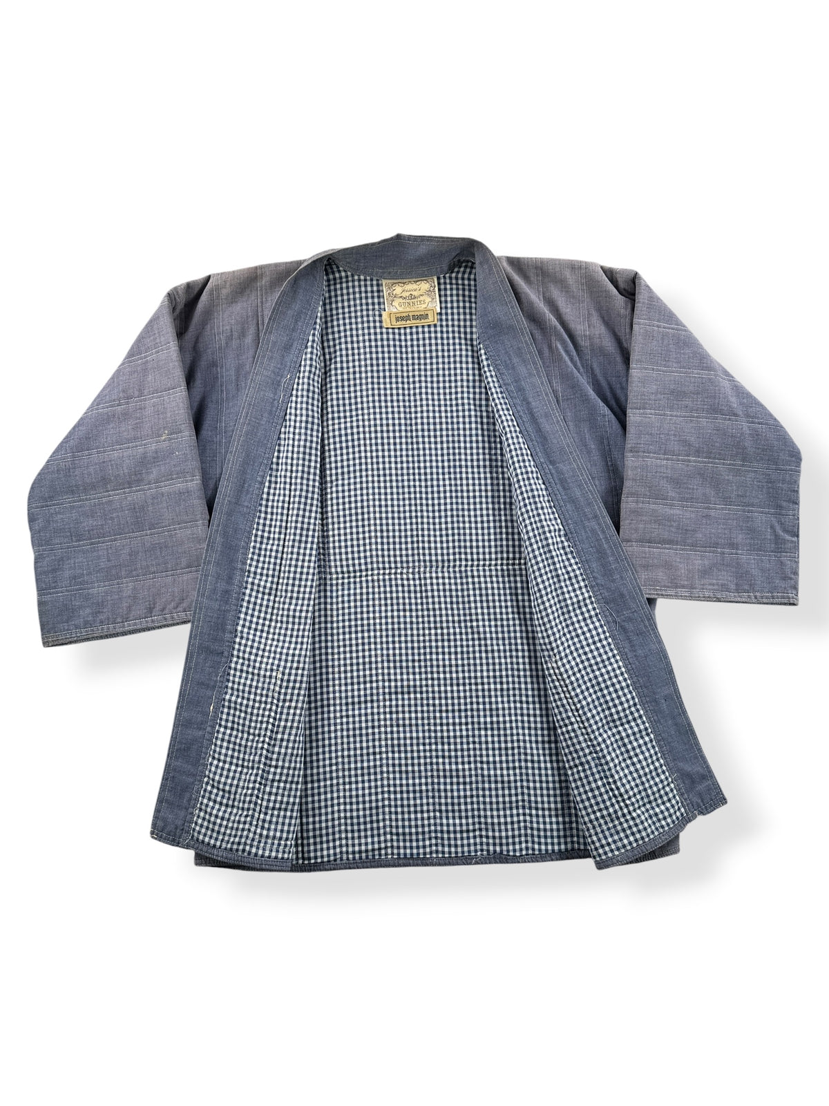 Inside of Vintage 70s Gunnies Magnin Japanese Style Jacket SZ M
