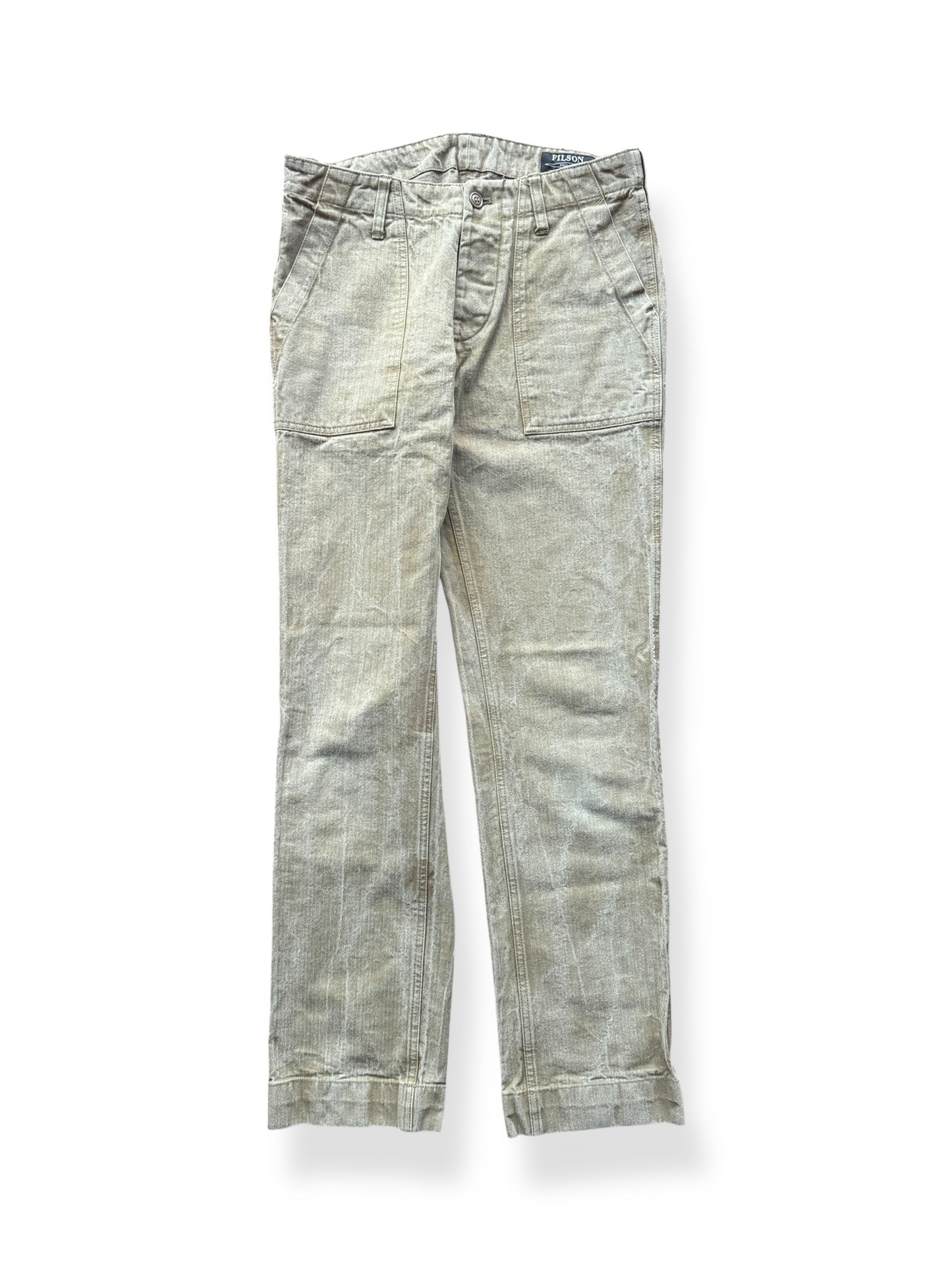 Front of Modern Filson HBT Field Supply Trousers W32