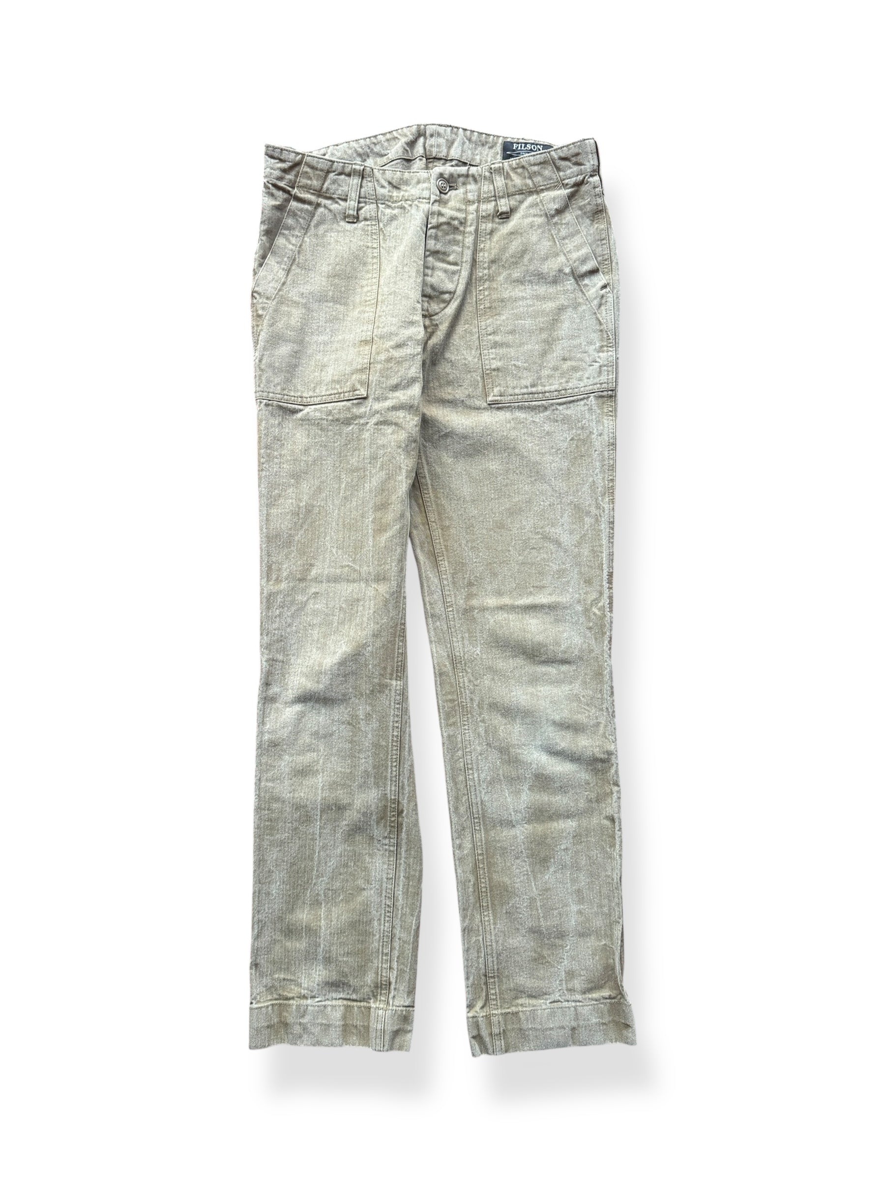 Front of Modern Filson HBT Field Supply Trousers W32