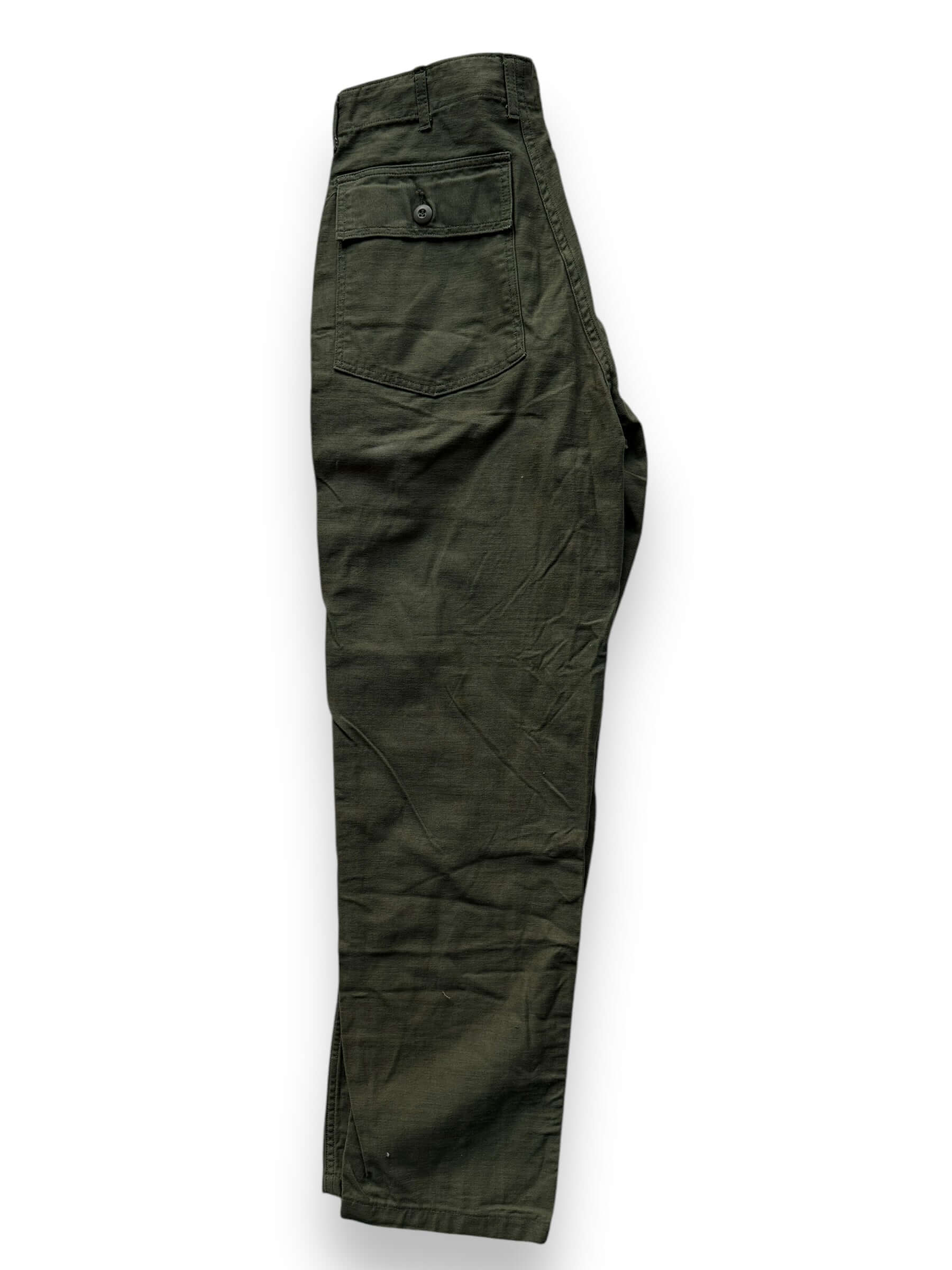 unfolded Crispy Vietnam Era Cotton Sateen OG-107's W30