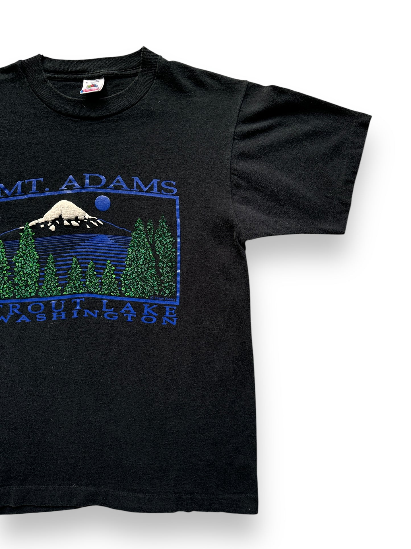 front left of Vintage Mt. Adams Puff Print Tee SZ S