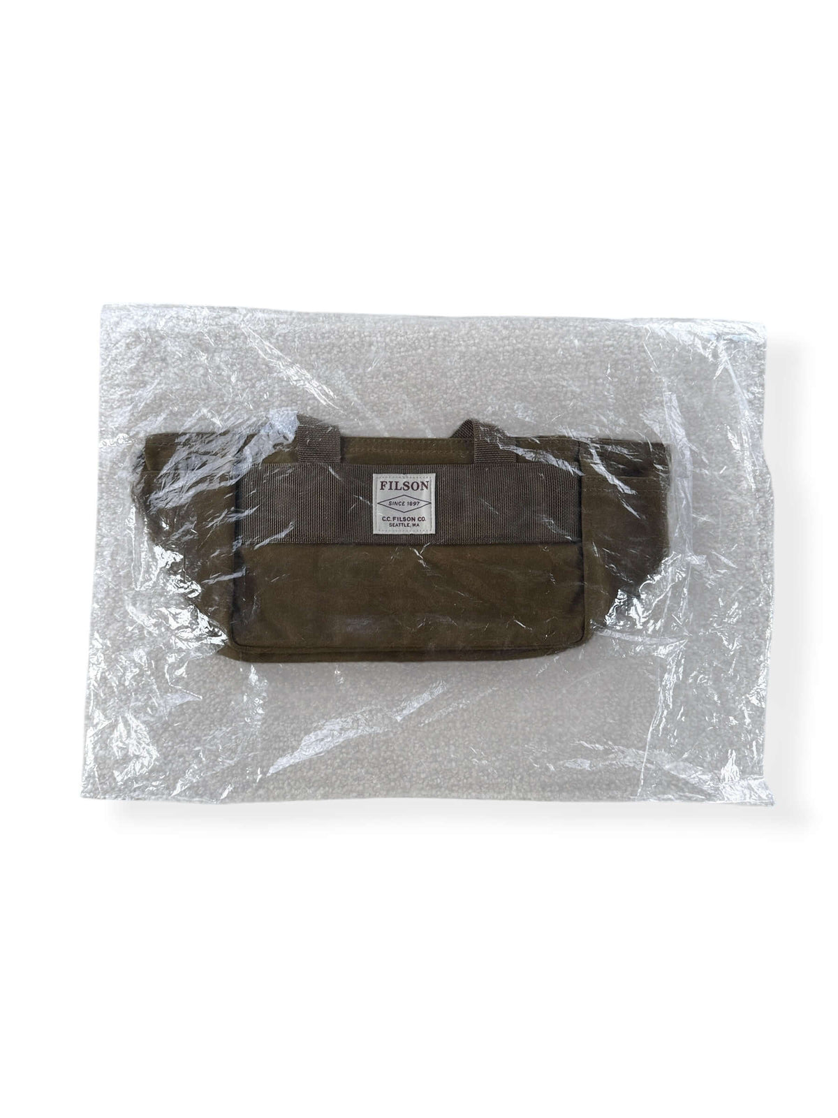 Filson Shot Shell Bag NWT Inside factory plastic bag.