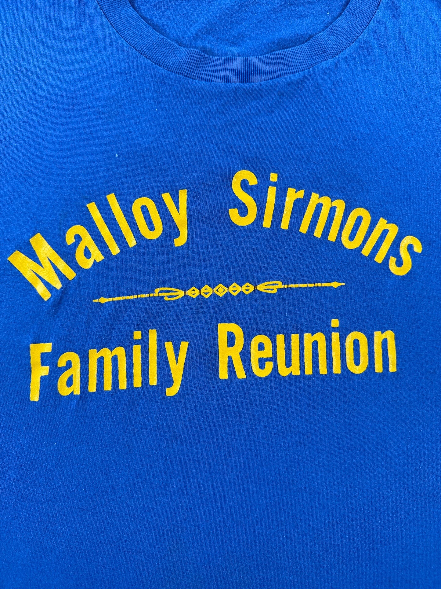 Graphic of Vintage Malloy Sirmons Family Reunion Tee SZ XXL (Fits XL)