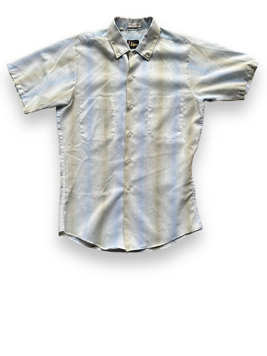 Front View of Vintage Delance Short Sleeve Button Up Shirt SZ S | Vintage Shirt Seattle | Barn Owl Vintage Seattle