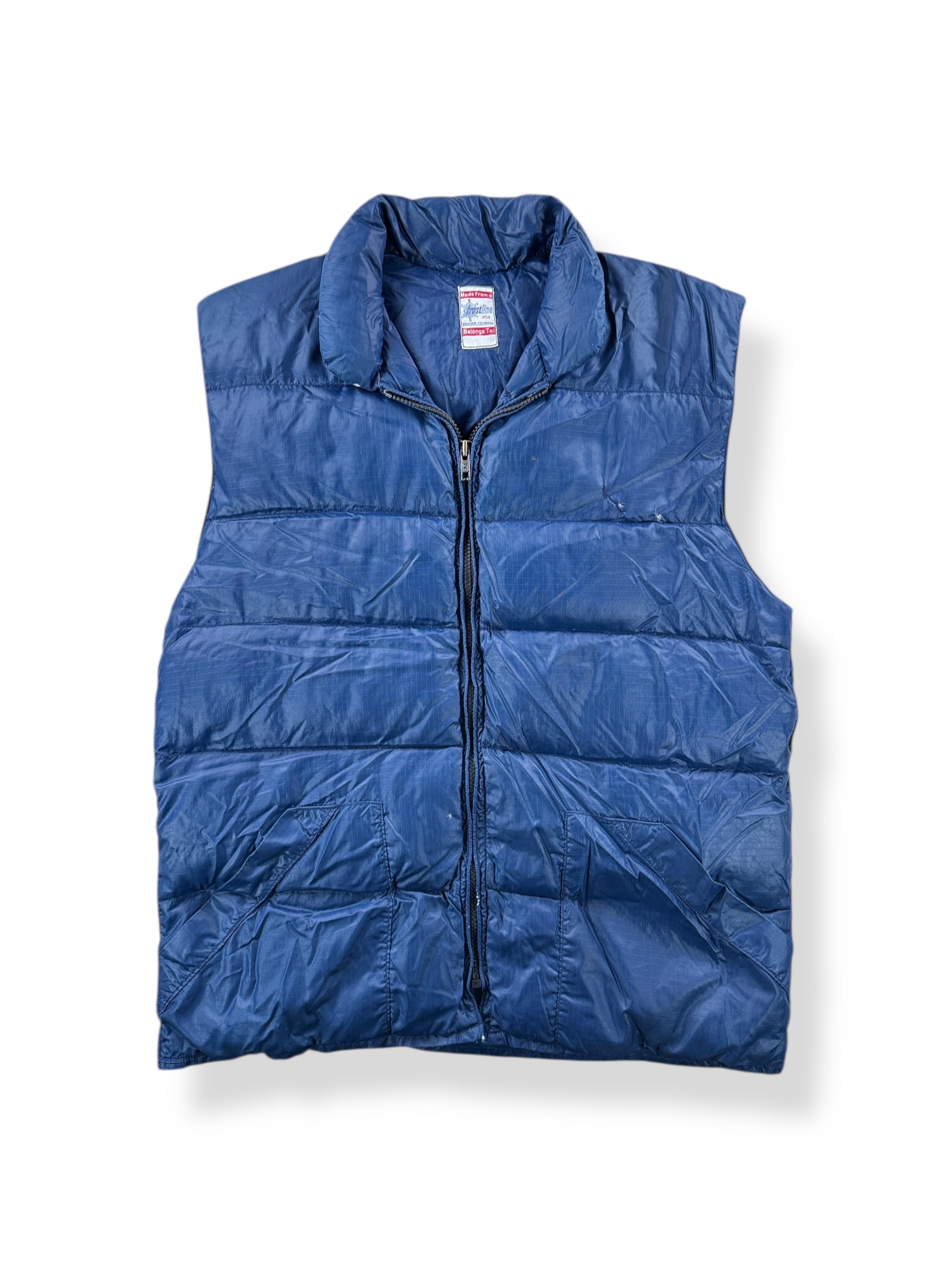 Front of Vintage Frostline Down Vest SZ M