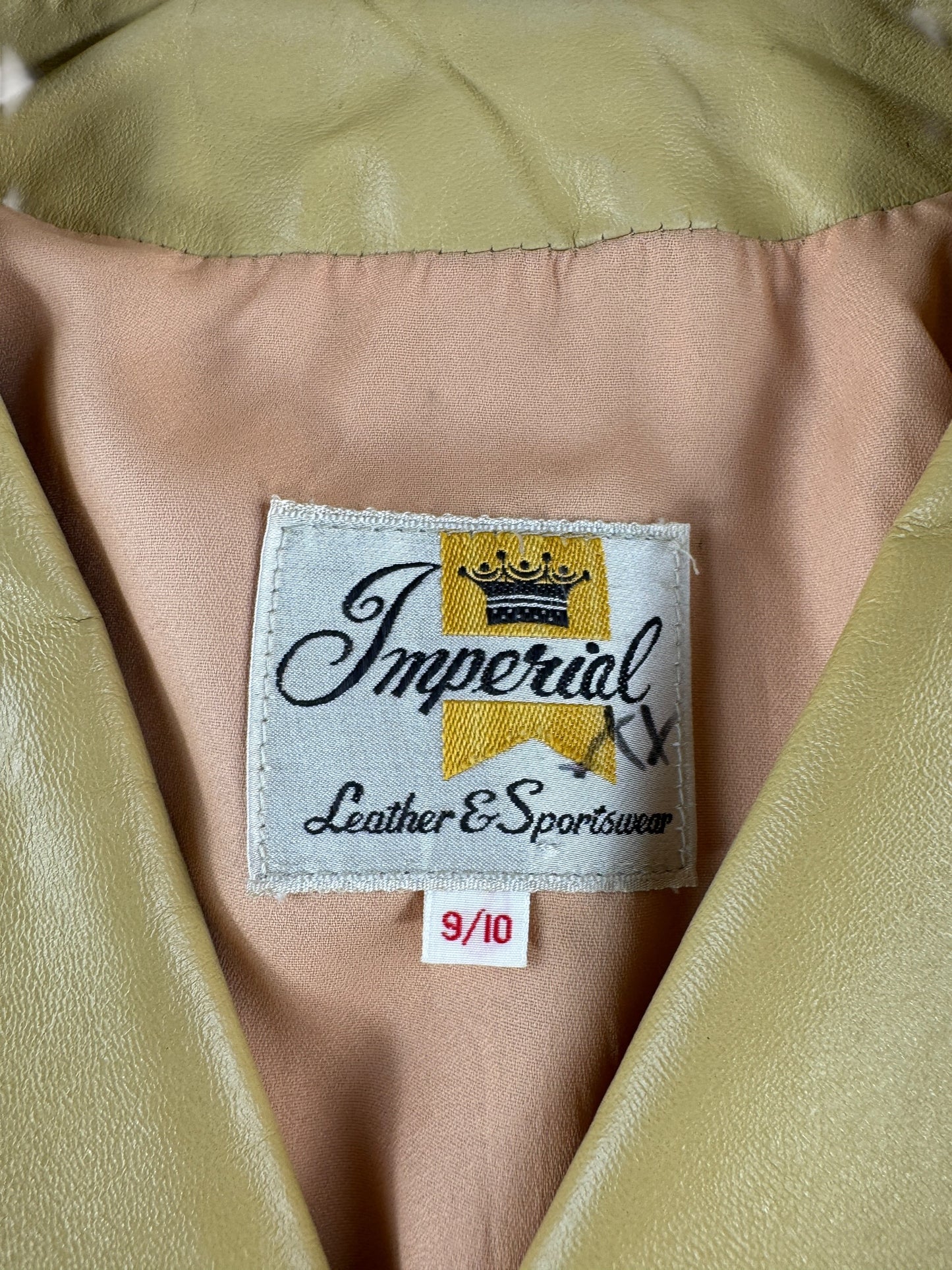 Vintage Imperial Leather Trench Coat SZ 9/10