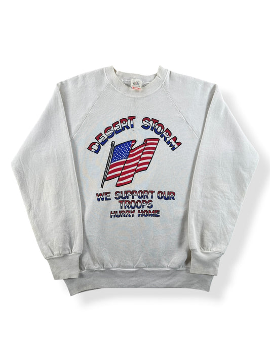 Front of Vintage Desert Storm Crewneck SZ L (Fits M)