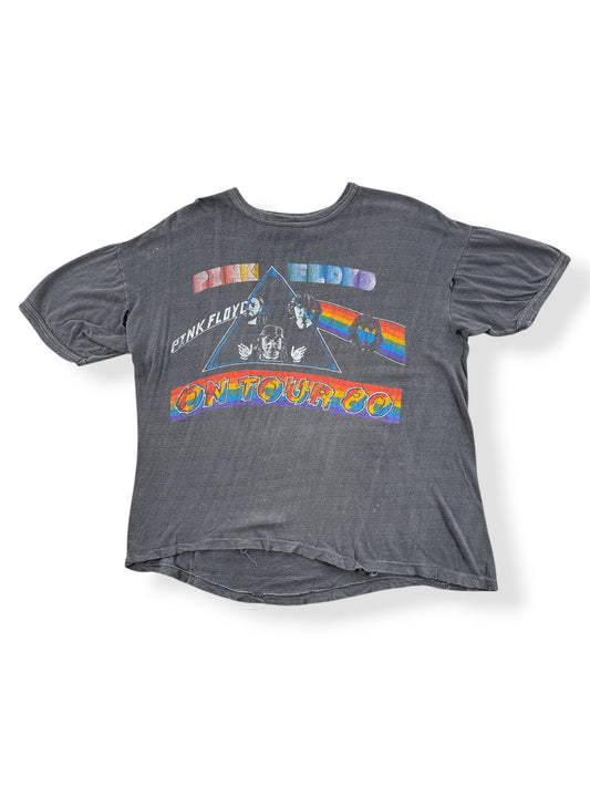Front of Vintage '80 Pakistani Boot Pink Floyd Tee SZ L