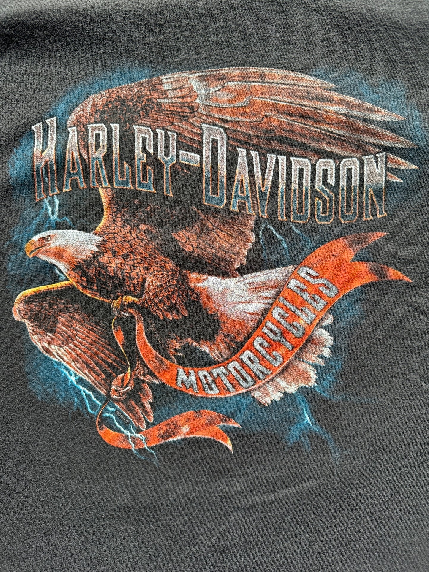 Front Graphic of Lancaster Harley Davidson Tee SZ L