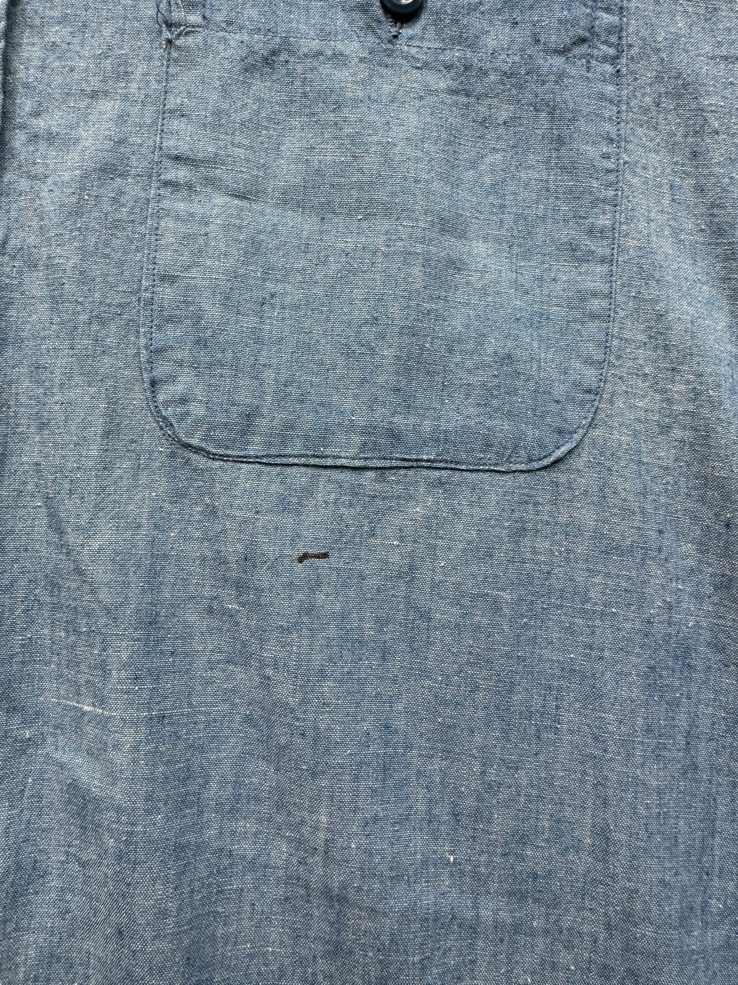 Stain on Vintage Madewell Chambray Shirt SZ XXXL