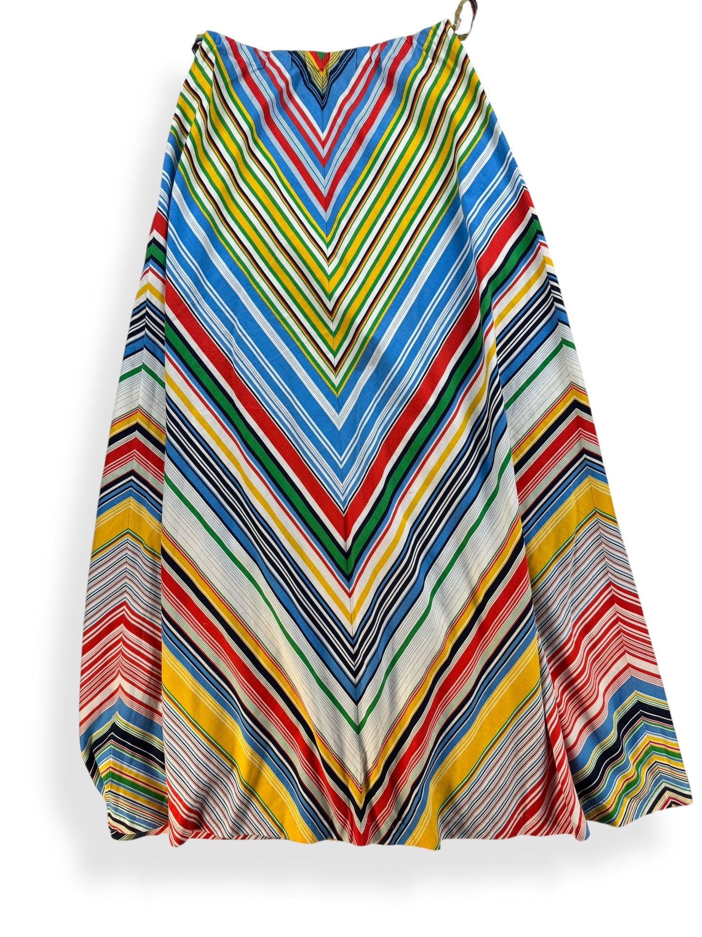 1970s Chevron Striped Skirt M
