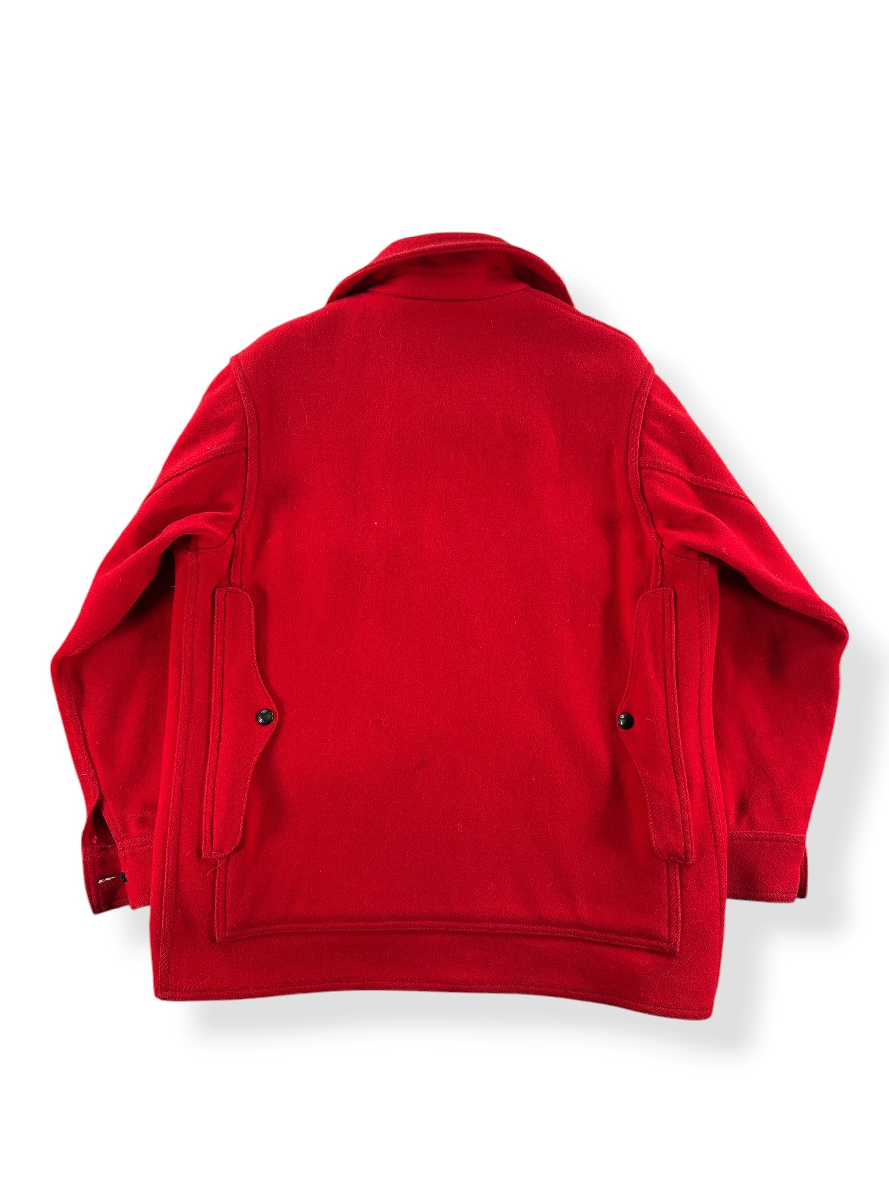 Back of Vintage Filson Union Made Scarlet Cruiser SZ 42