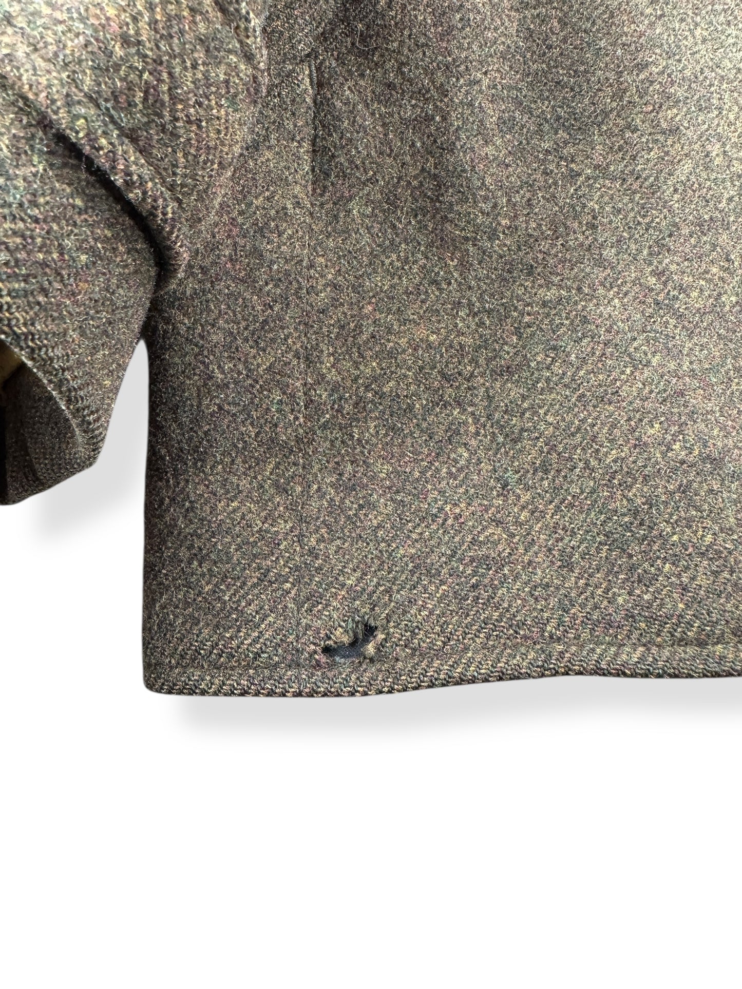 Hole on Vintage Filson Car Coat Style 201 SZ 42 AS IS