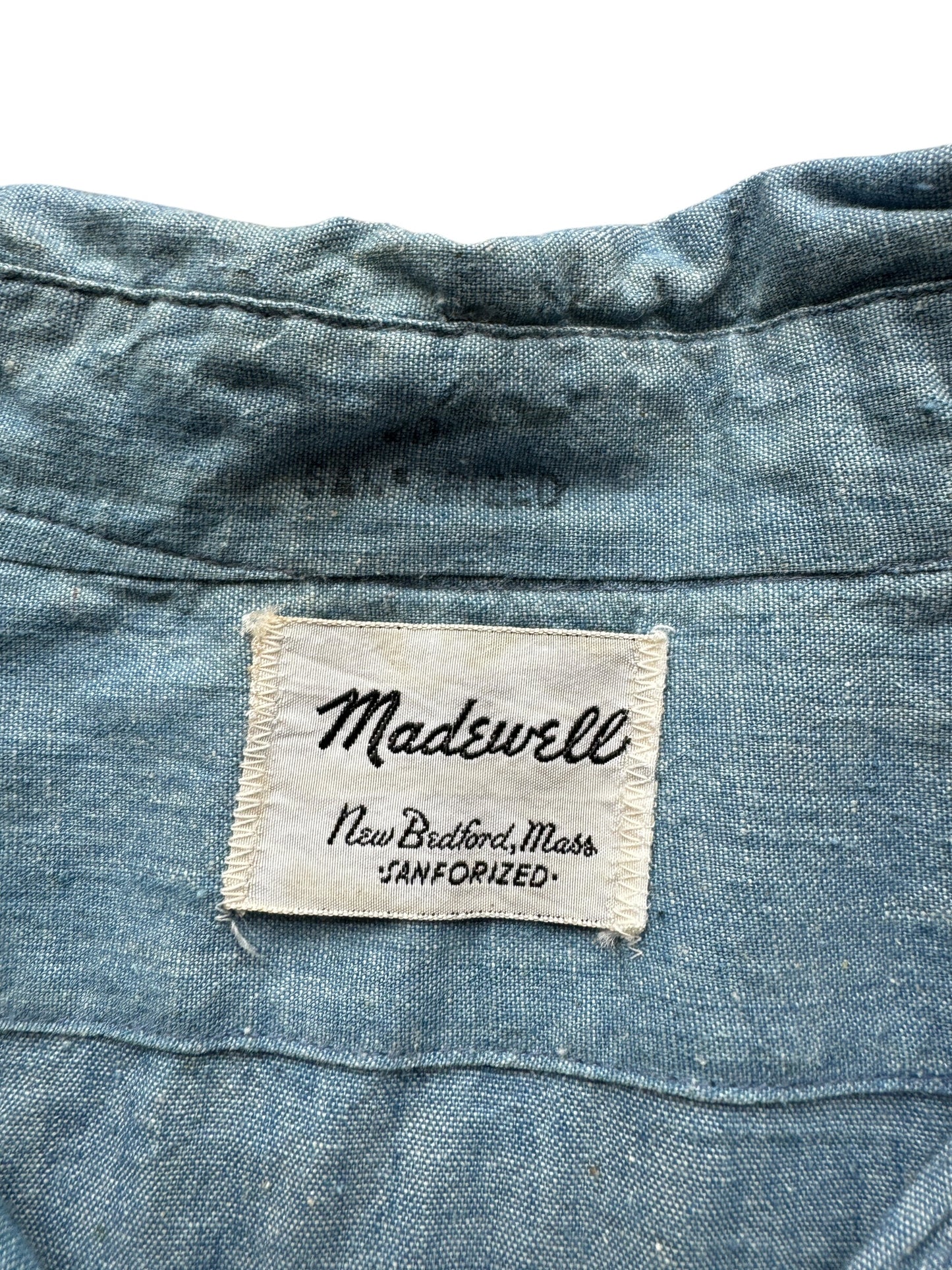 Tag on Vintage Madewell Chambray Shirt SZ XXXL