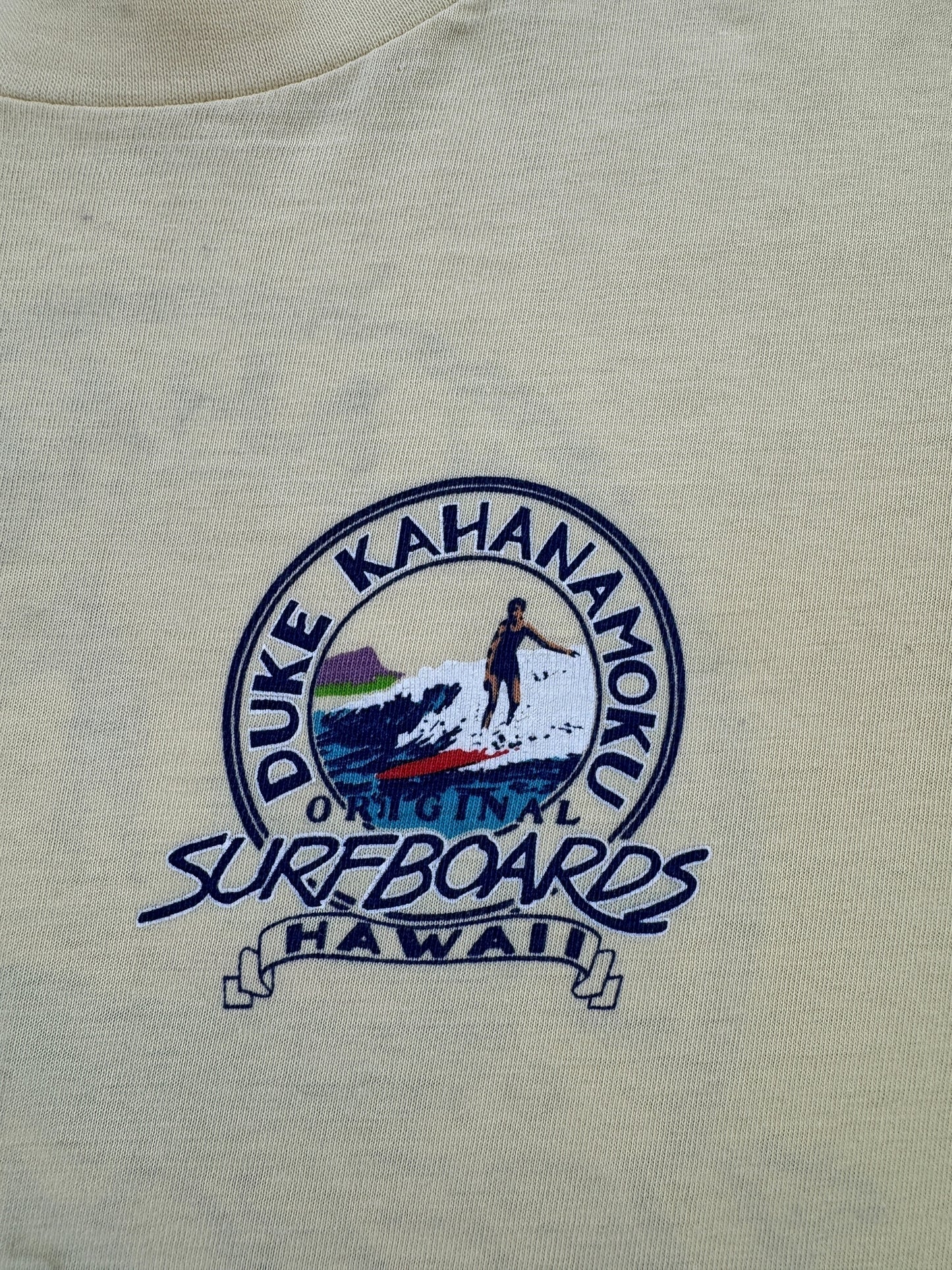 Graphic of Vintage Duke Kahanamoku Crazy Shirts Tee SZ S