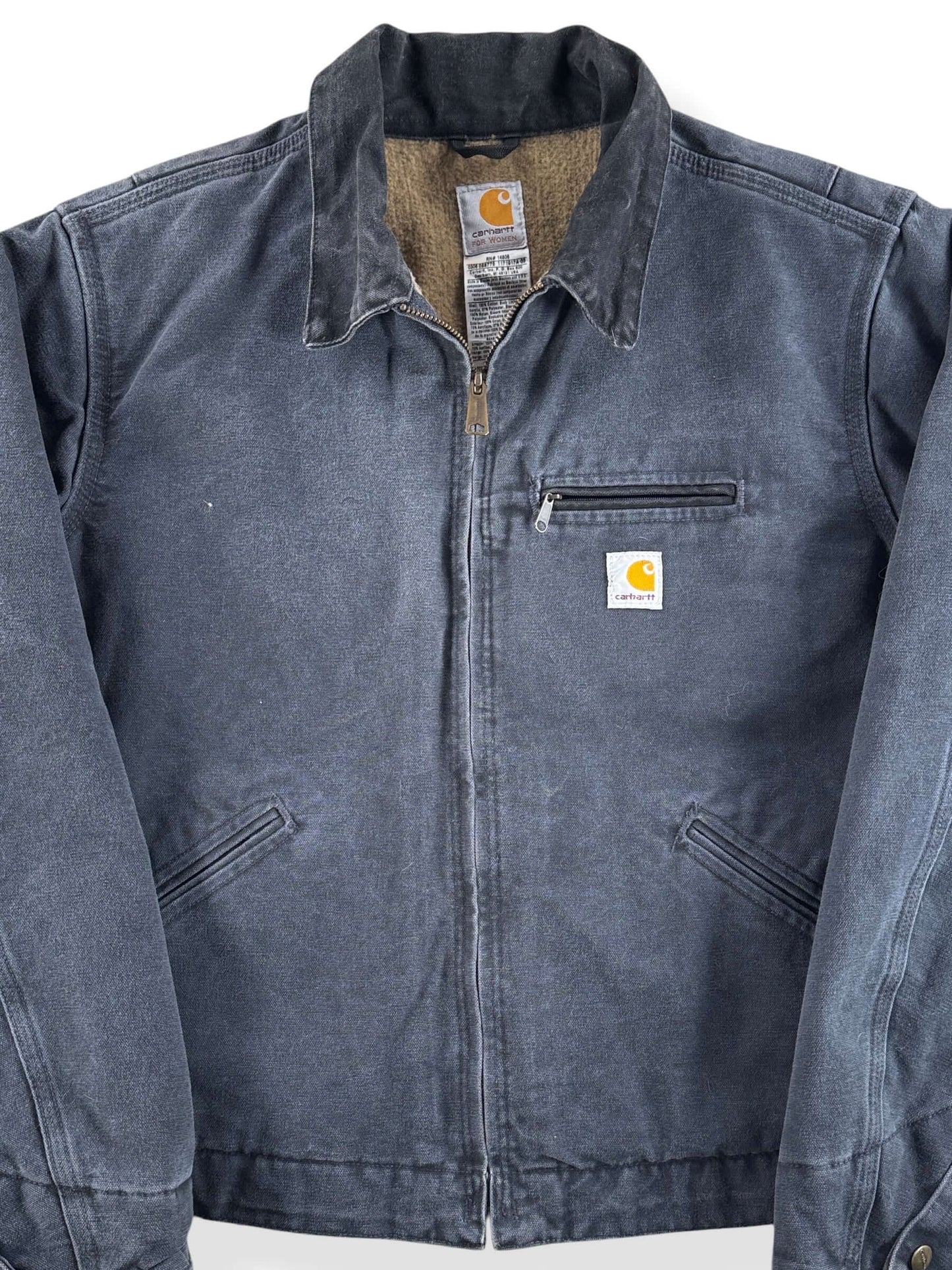 Front Close Up of Carhartt Women's Detroit Jacket SZ L