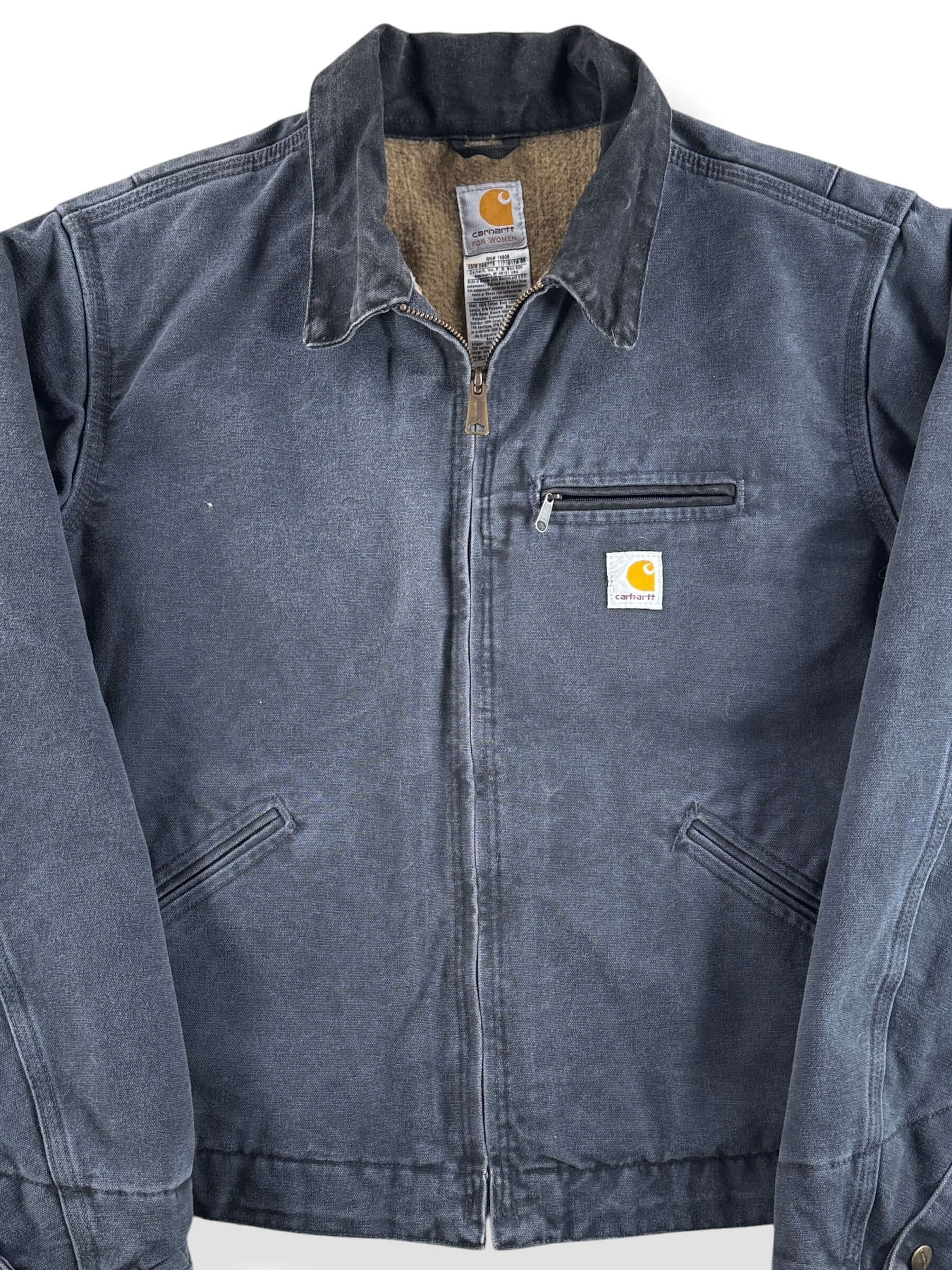 Front Close Up of Carhartt Women's Detroit Jacket SZ L