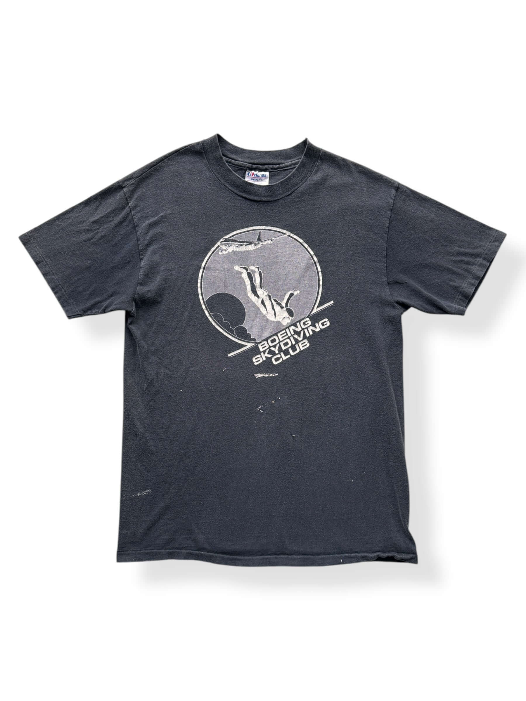 Front of Vintage Boeing Skydiving Club Tee SZ M