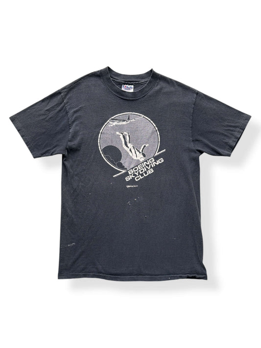 Front of Vintage Boeing Skydiving Club Tee SZ M