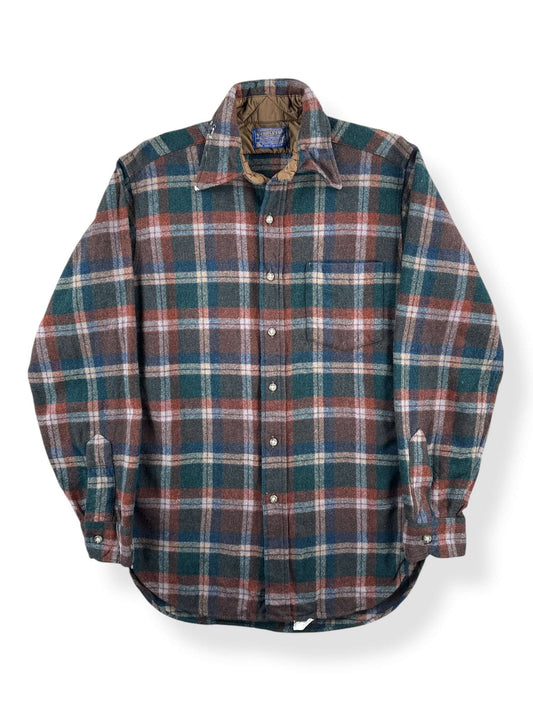 Front of Vintage Pendleton Flannel SZ S AS IS