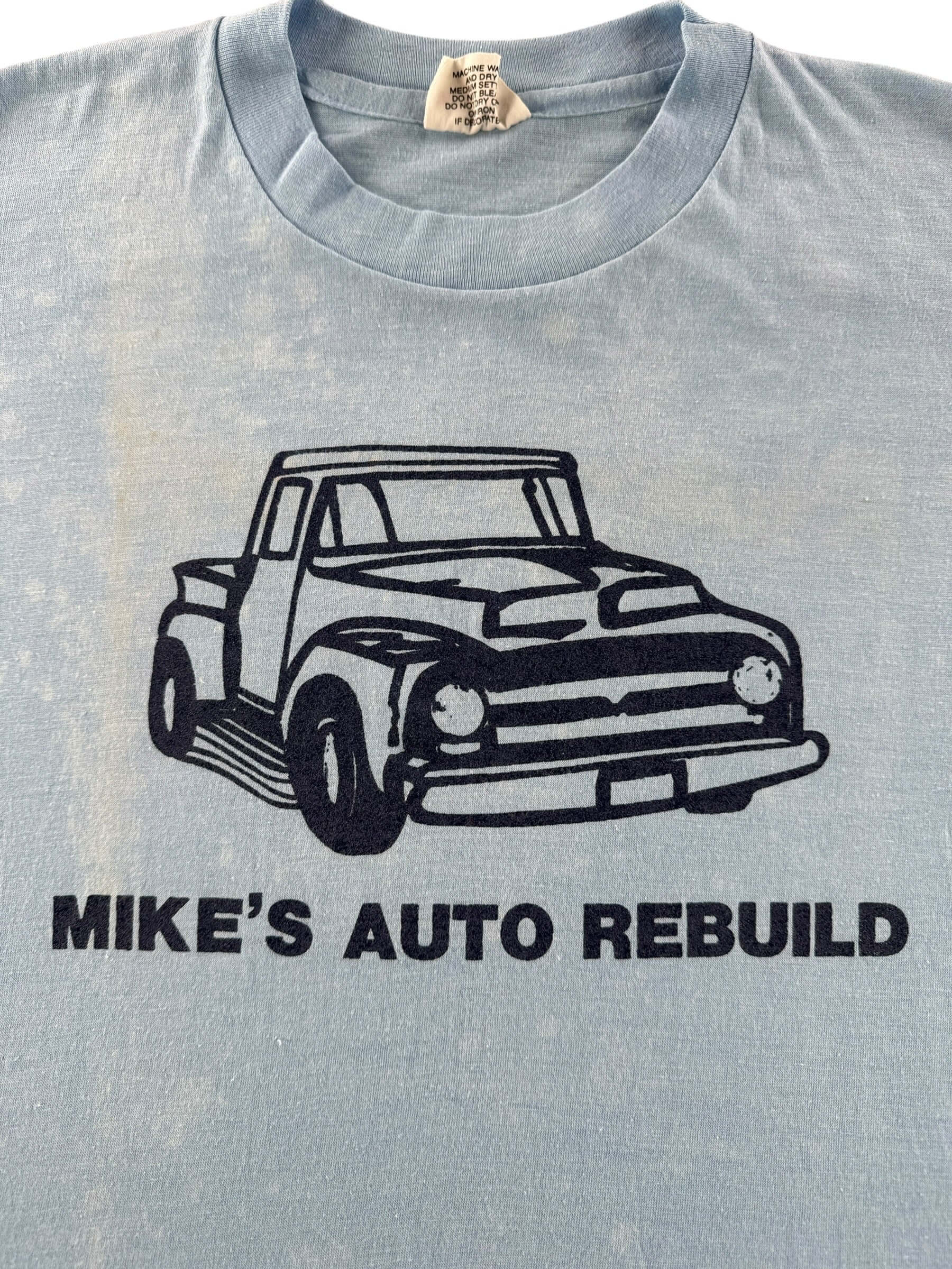 Graphic of Vintage Truck Shop Tee SZ XL (Fits L)
