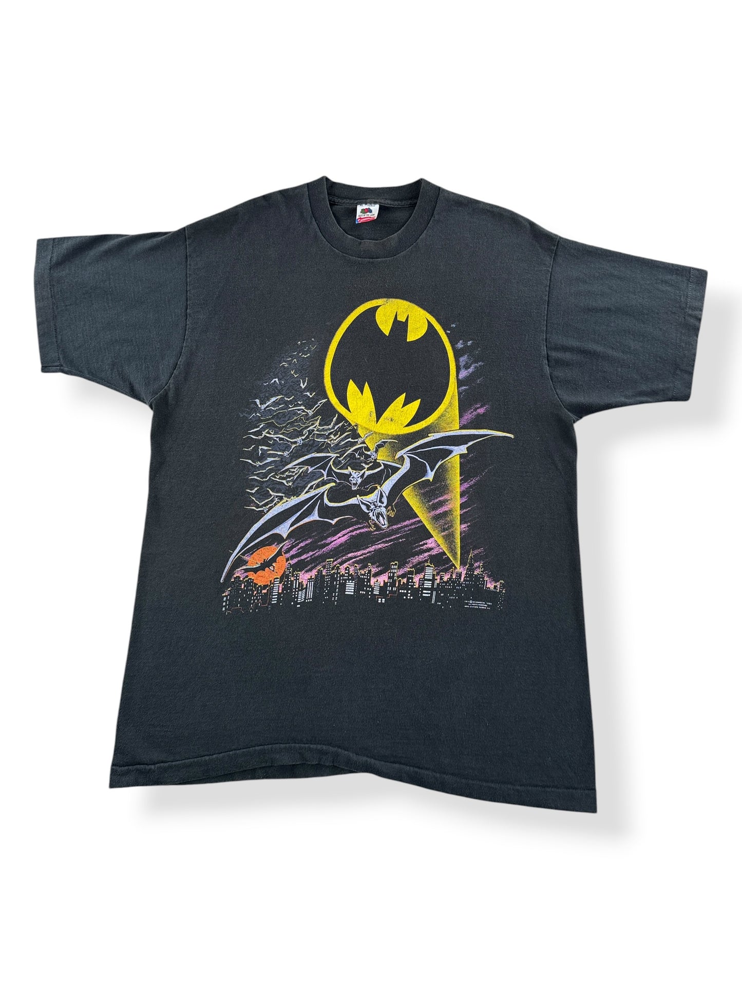 Front of Vintage 1988 Batman Tee SZ XL