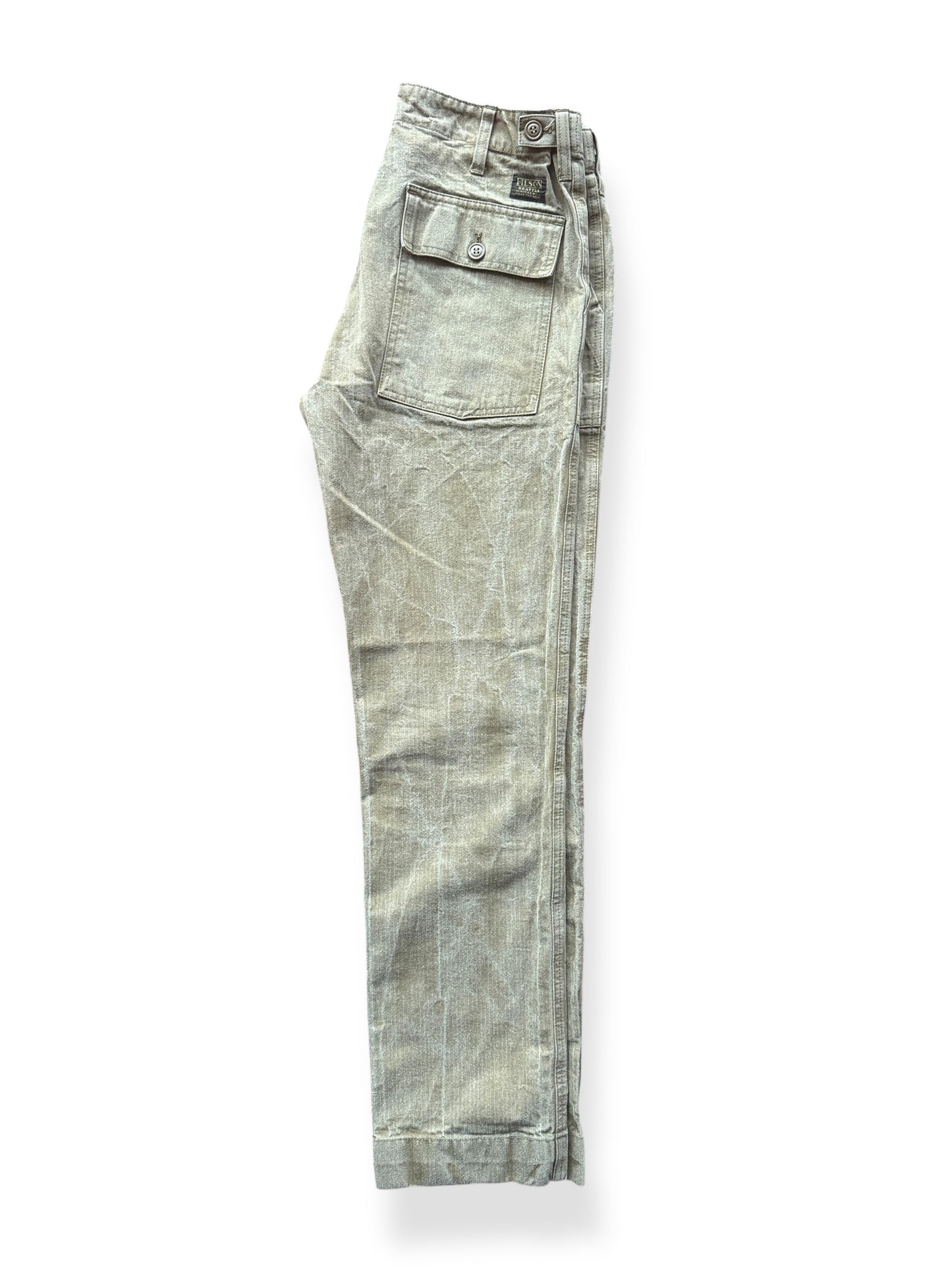 Unfolded Modern Filson HBT Field Supply Trousers W32