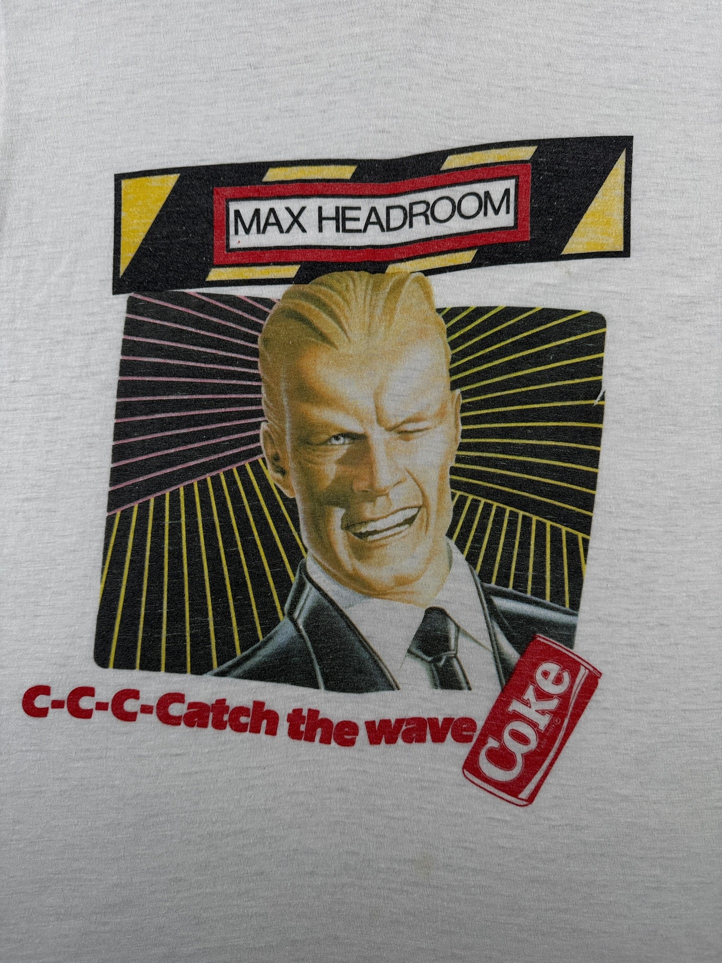 Vintage Max Headroom Coke Tee SZ M