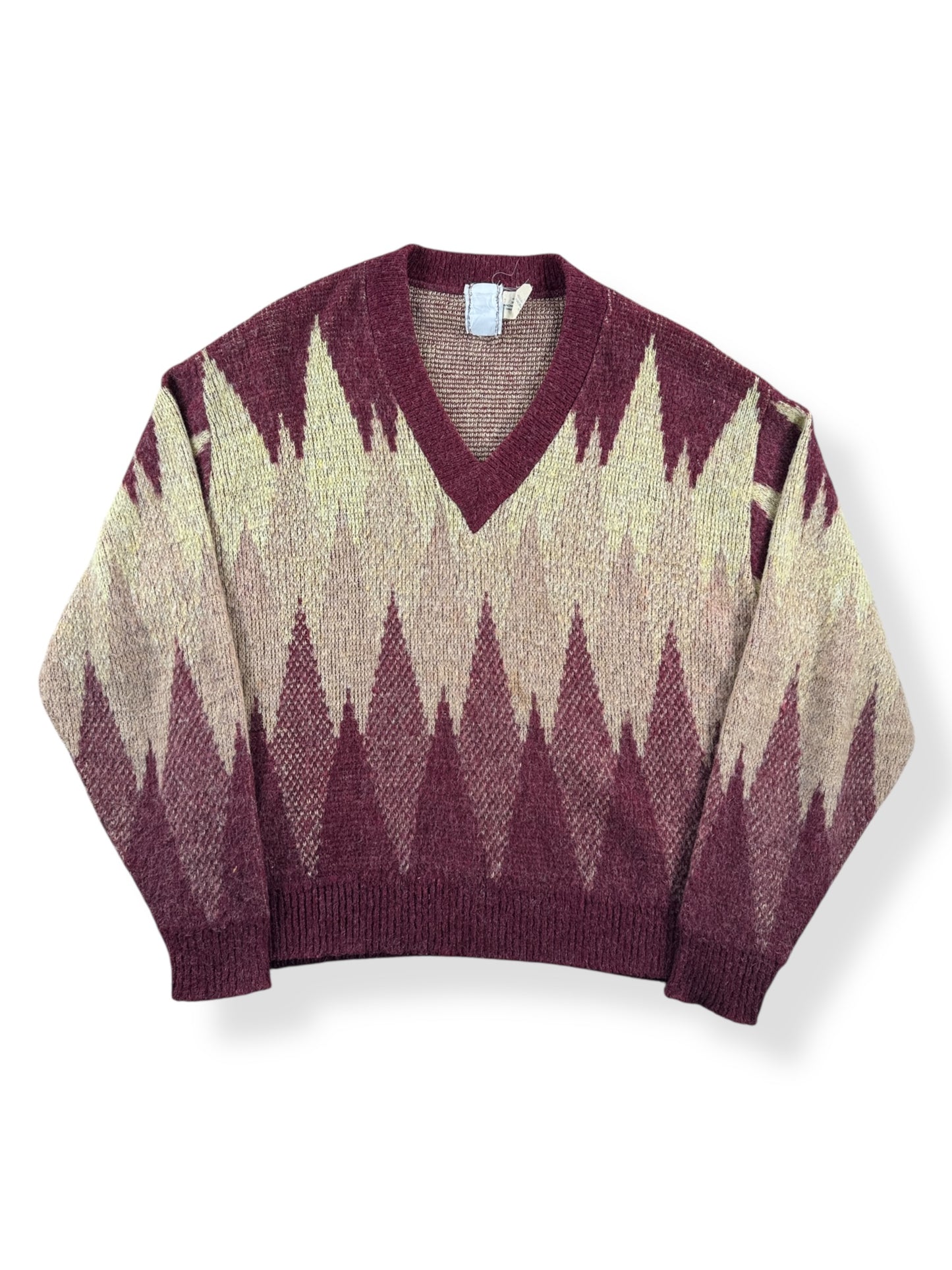 Front of Vintage Mohair Acrylic Blend Sweater SZ M