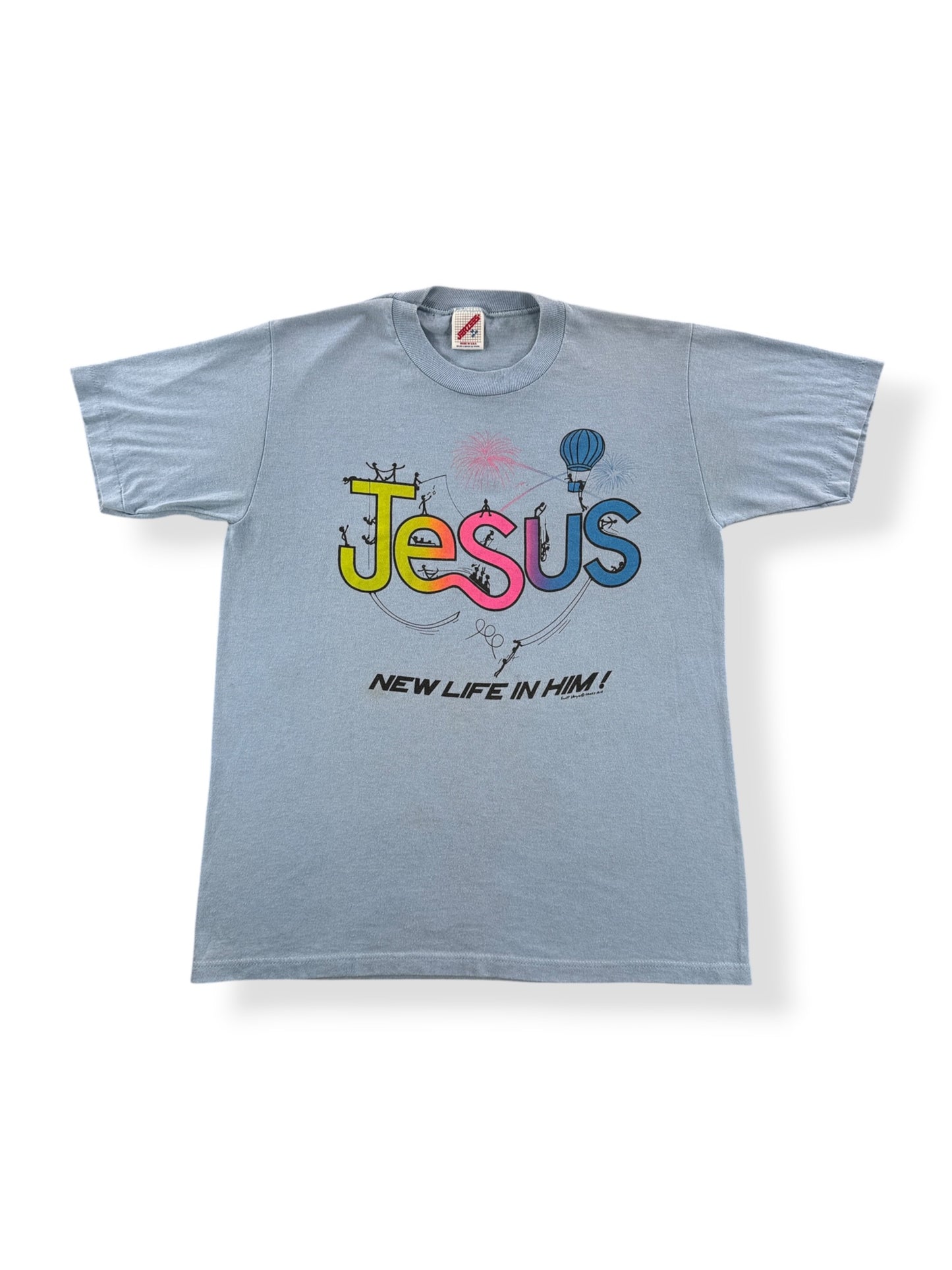 Front of Vintage Jesus Tee SZ M