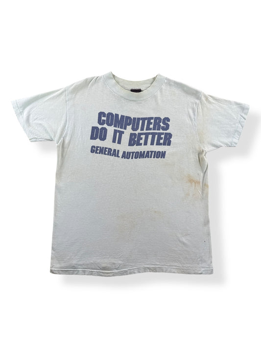 Front of Vintage 70s Computers Do It Better Tee SZ M