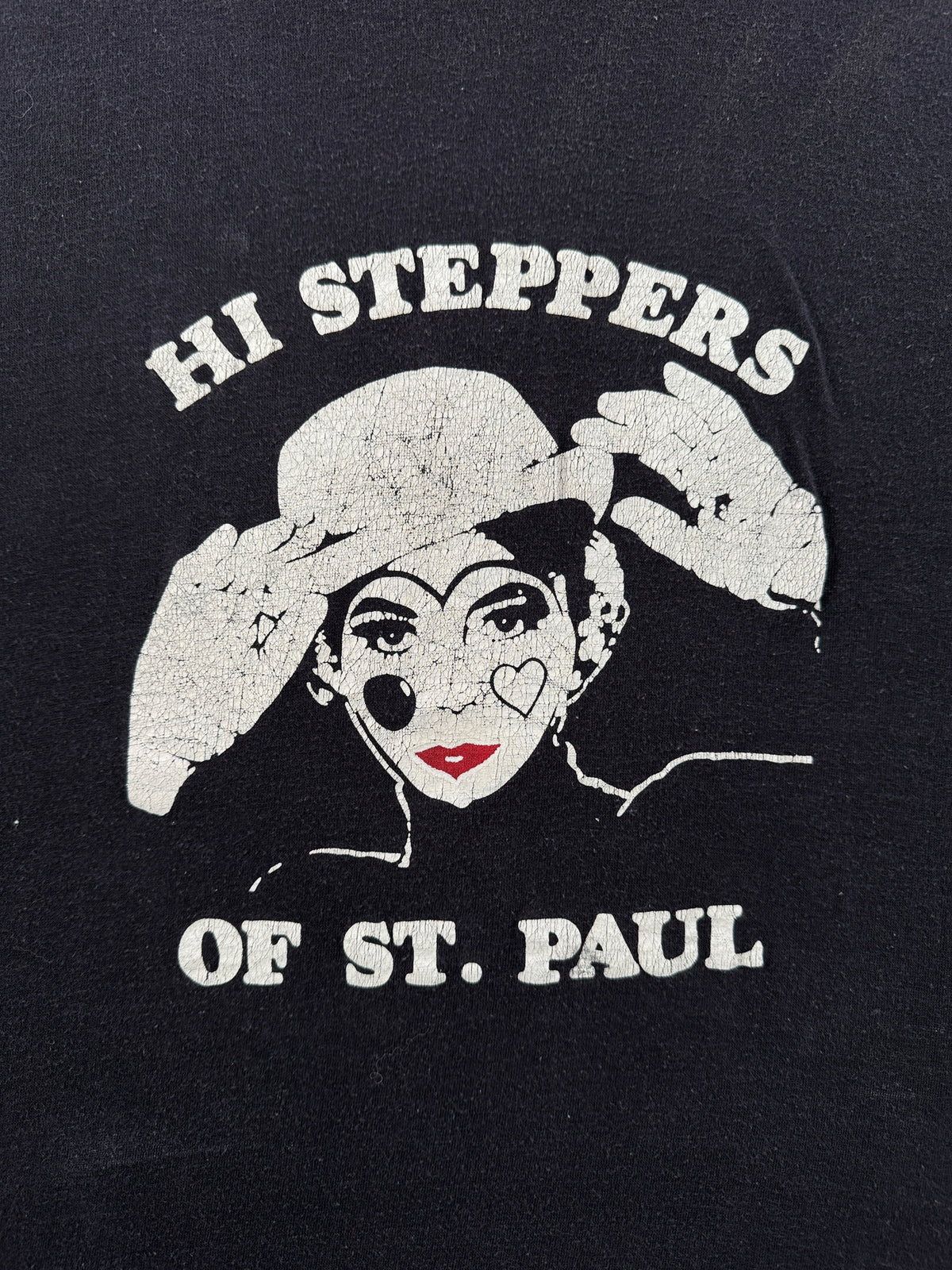 Front graphic on Vintage Hi Steppers of St Paul Tee SZ M
