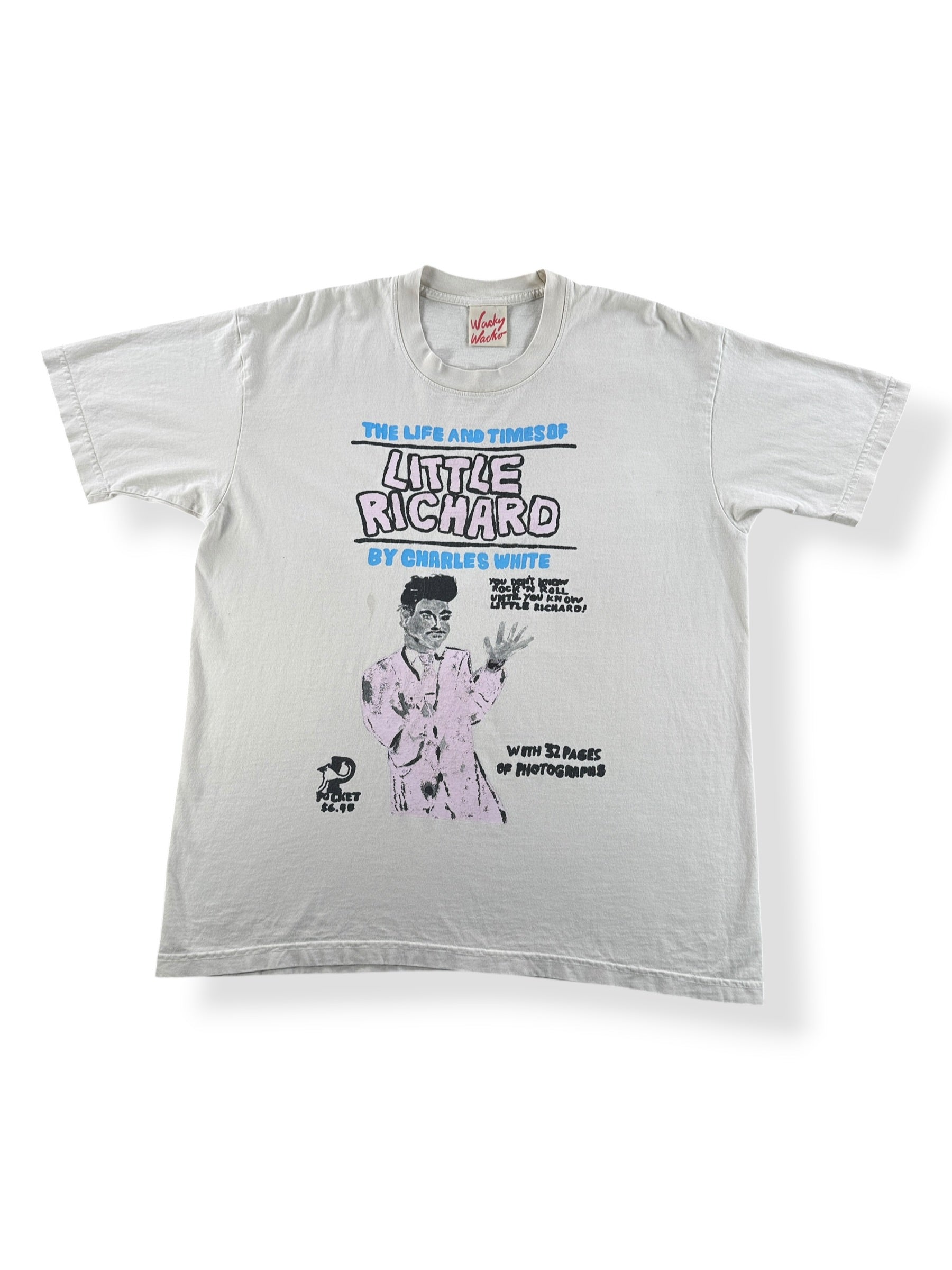 Front of Vintage Wacky Wacko Little Richard Tee SZ L