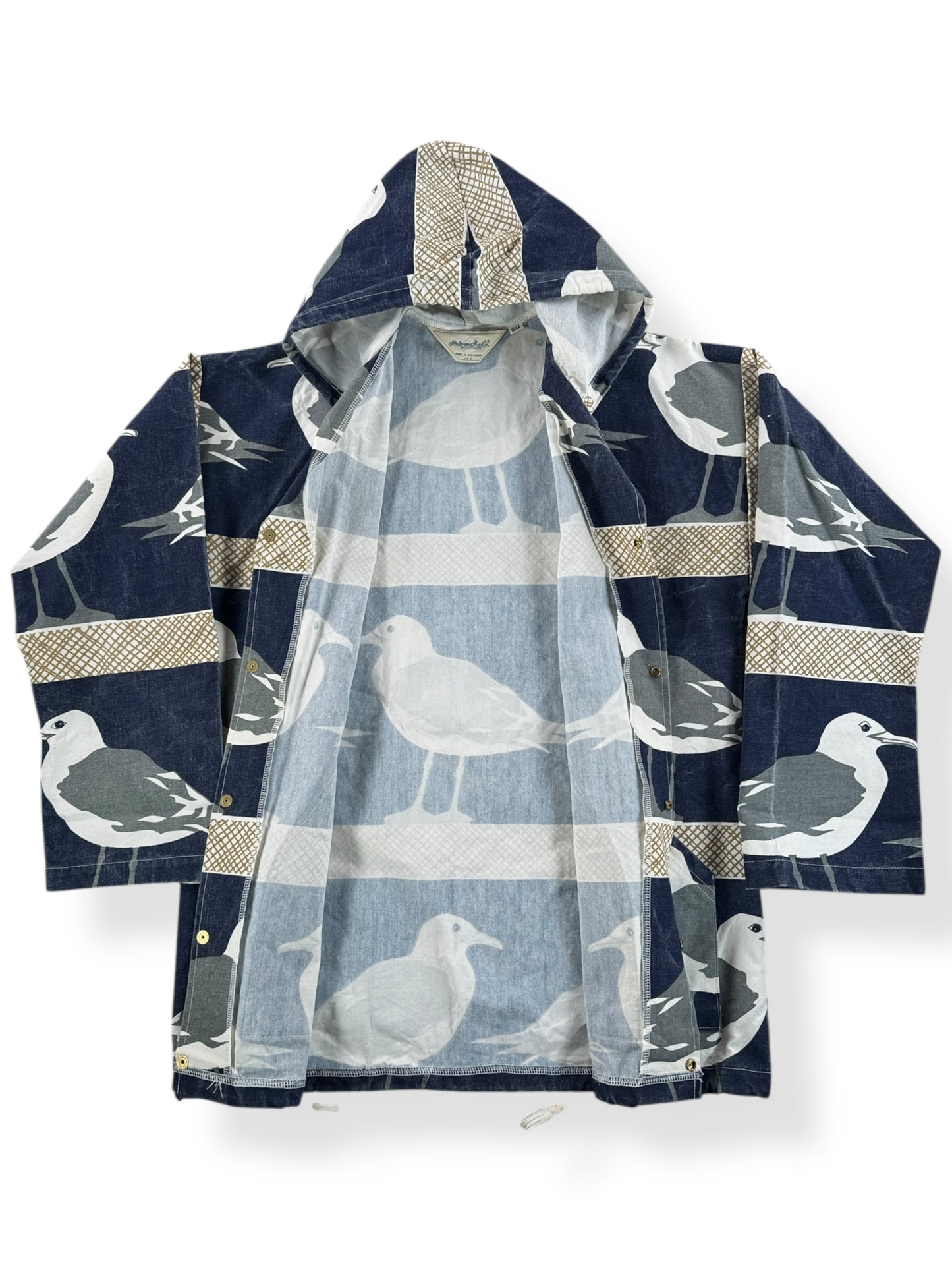 Inside of Vintage Michigan Rag Company Seagull Jacket SZ S/M