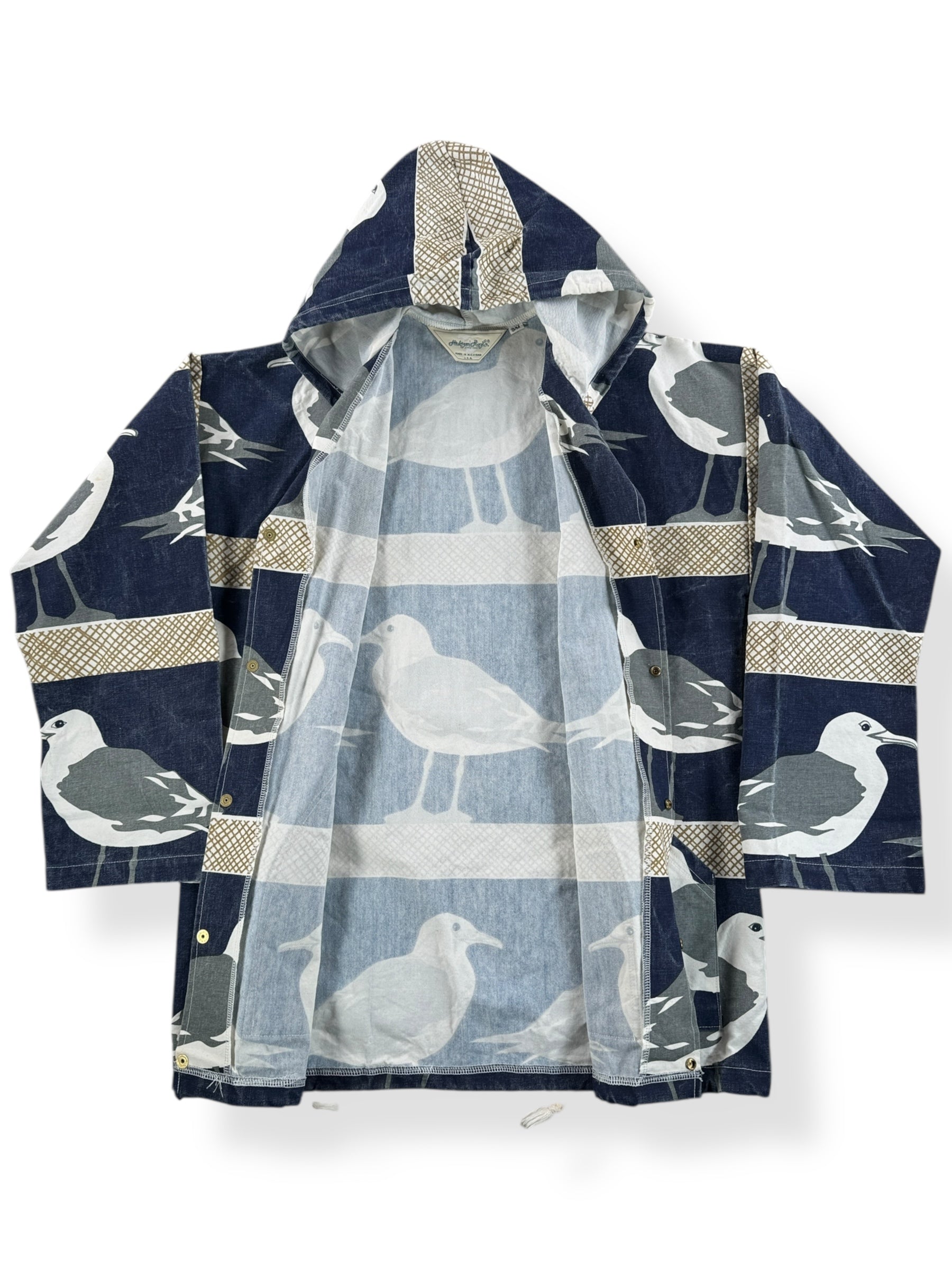 Inside of Vintage Michigan Rag Company Seagull Jacket SZ S/M