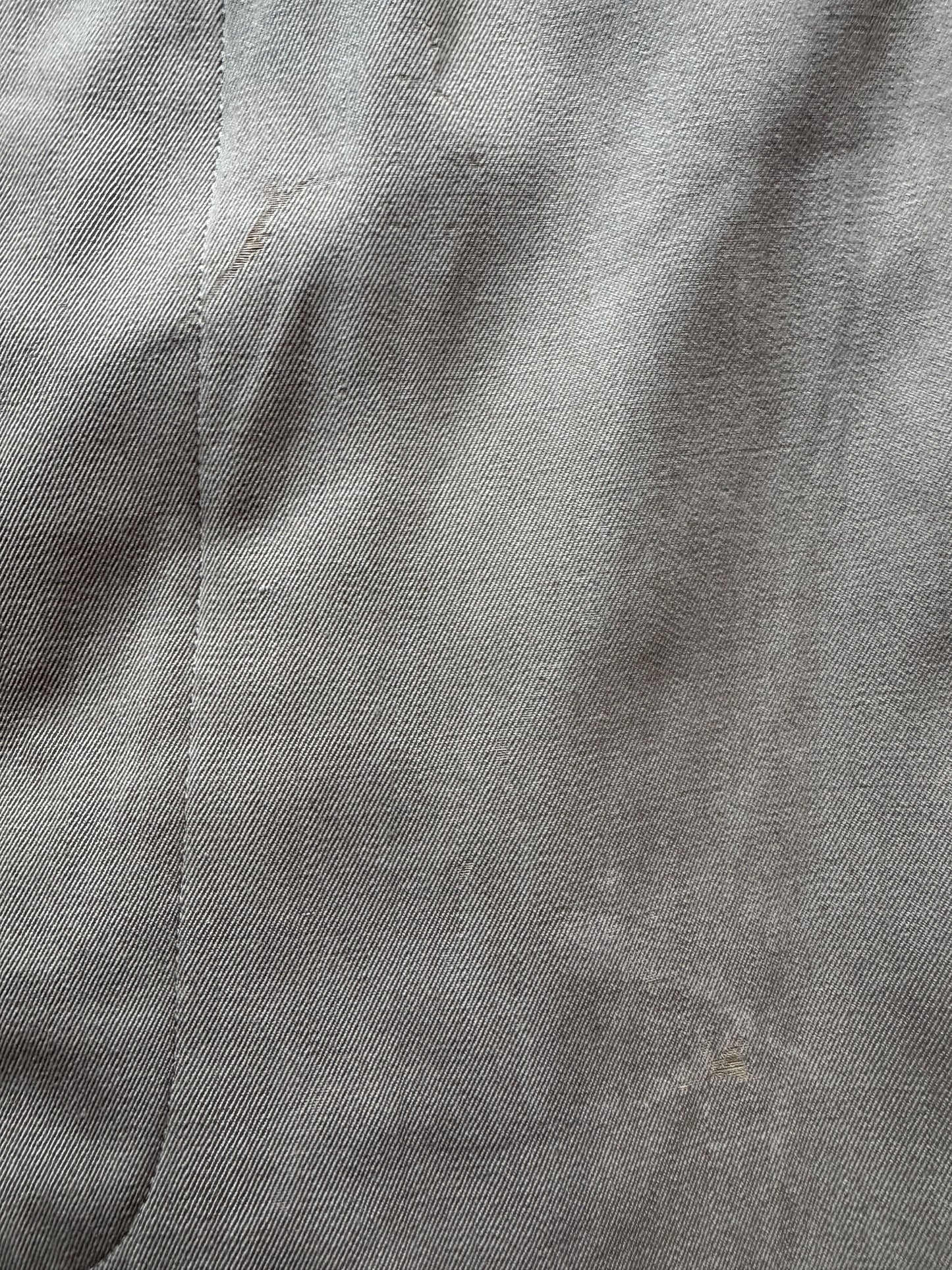 Wear on Vintage Wool Gabardine Trench Coat SZ XL