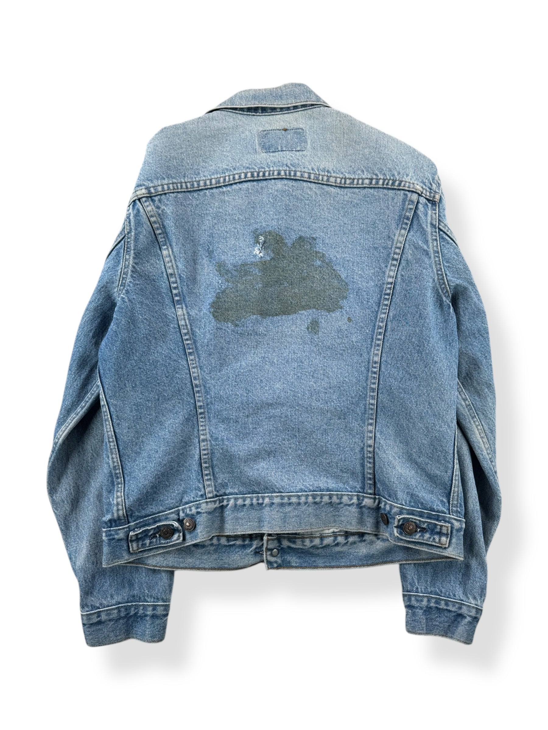 Back of Vintage 90s MIUSA Levi's Trucker Jacket SZ 42