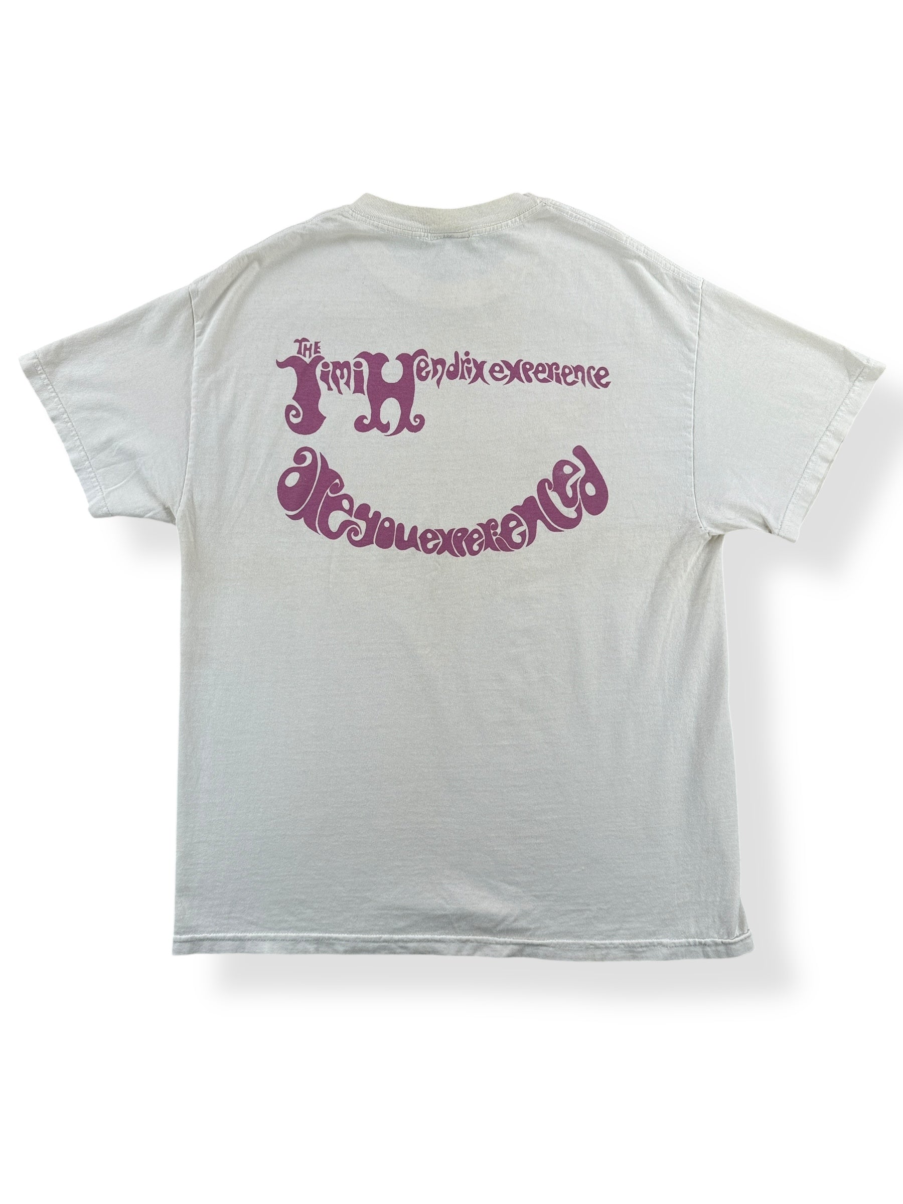 Back of Vintage Y2k Zion Rootswear Jimi Hendrix Tee SZ L