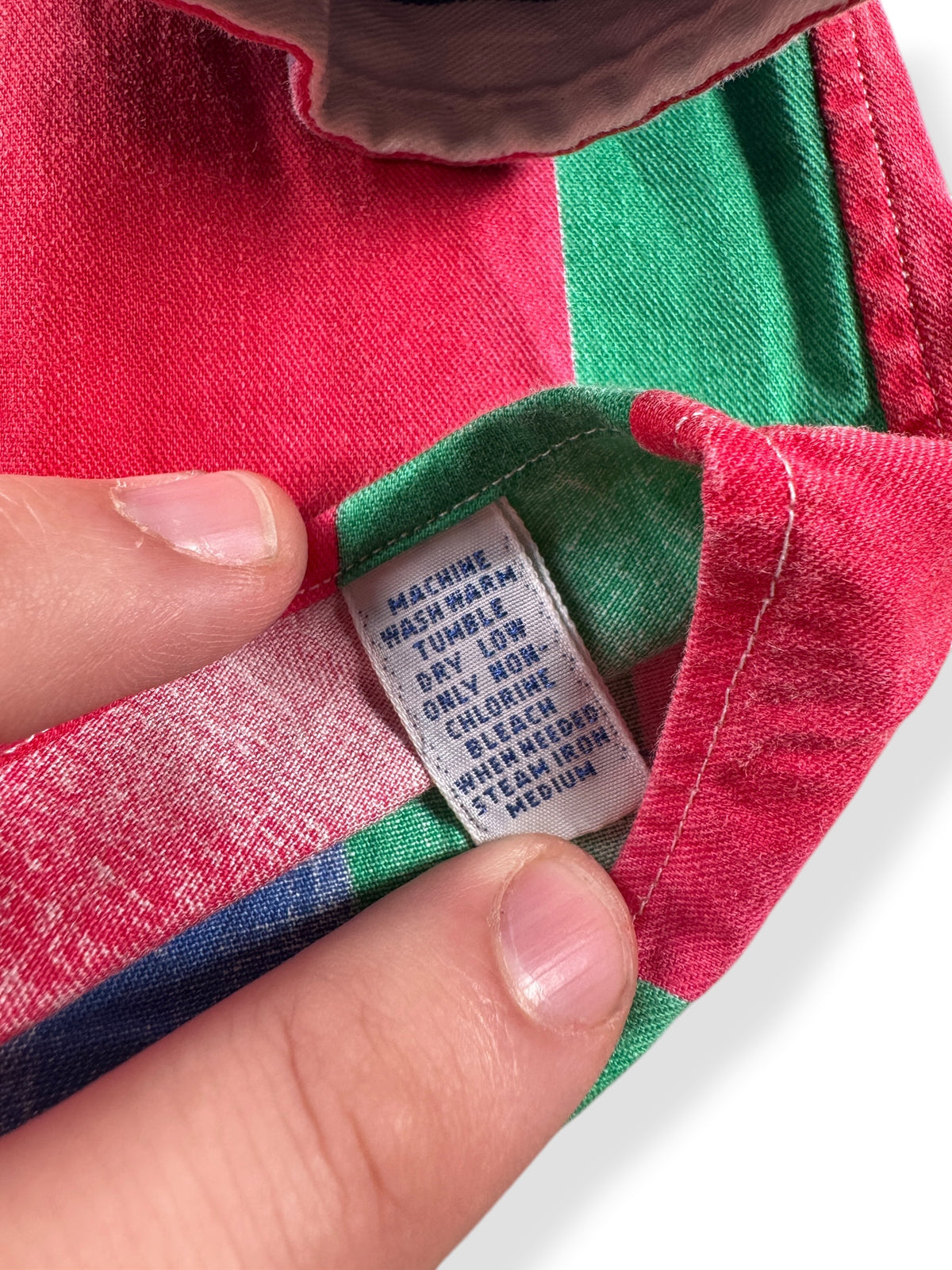 Tag on Vintage 80s Polo Lightweight Rugby Shirt SZ L