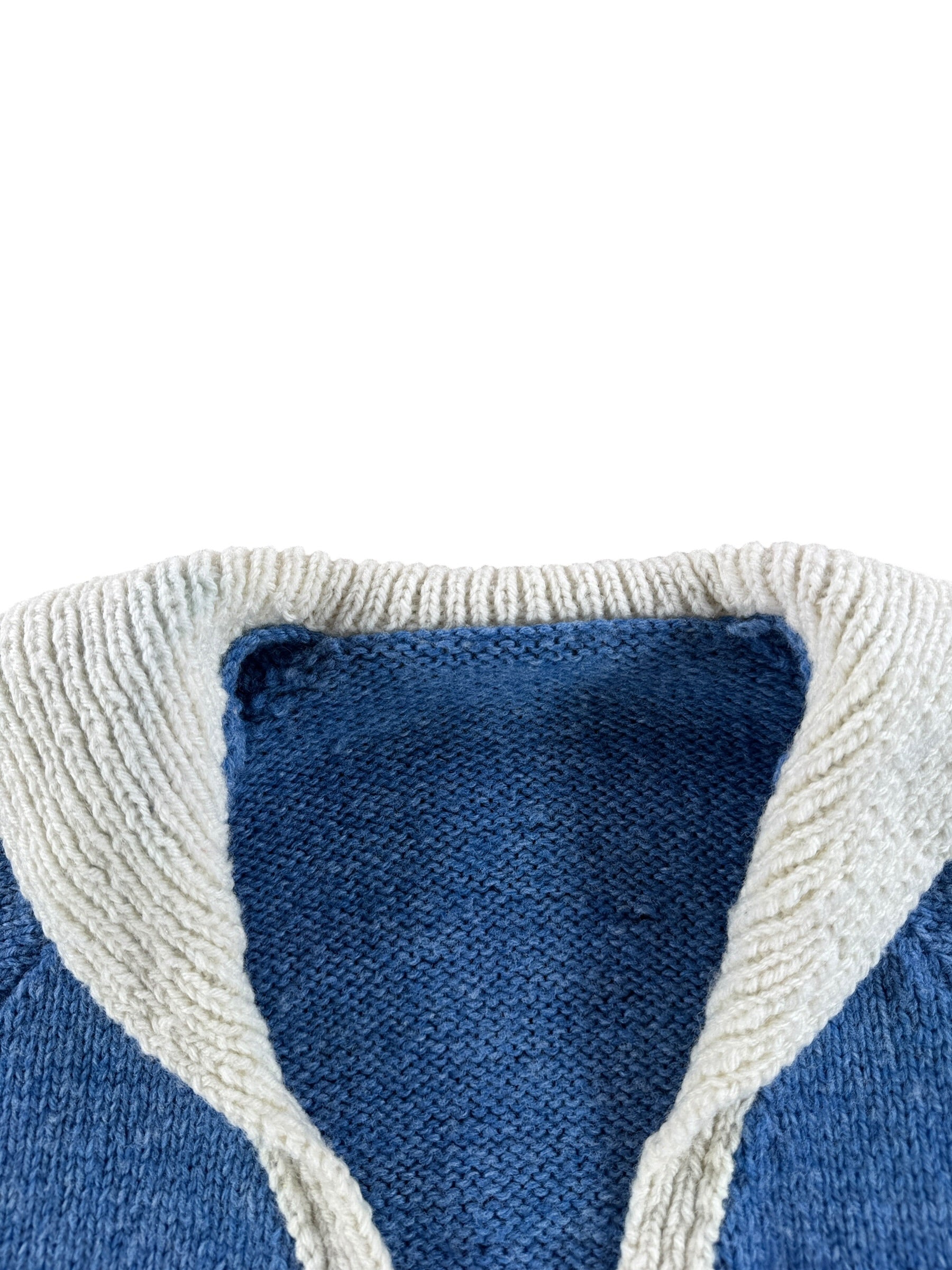 No Tag on Vintage Sailor Style Knit Sweater SZ L