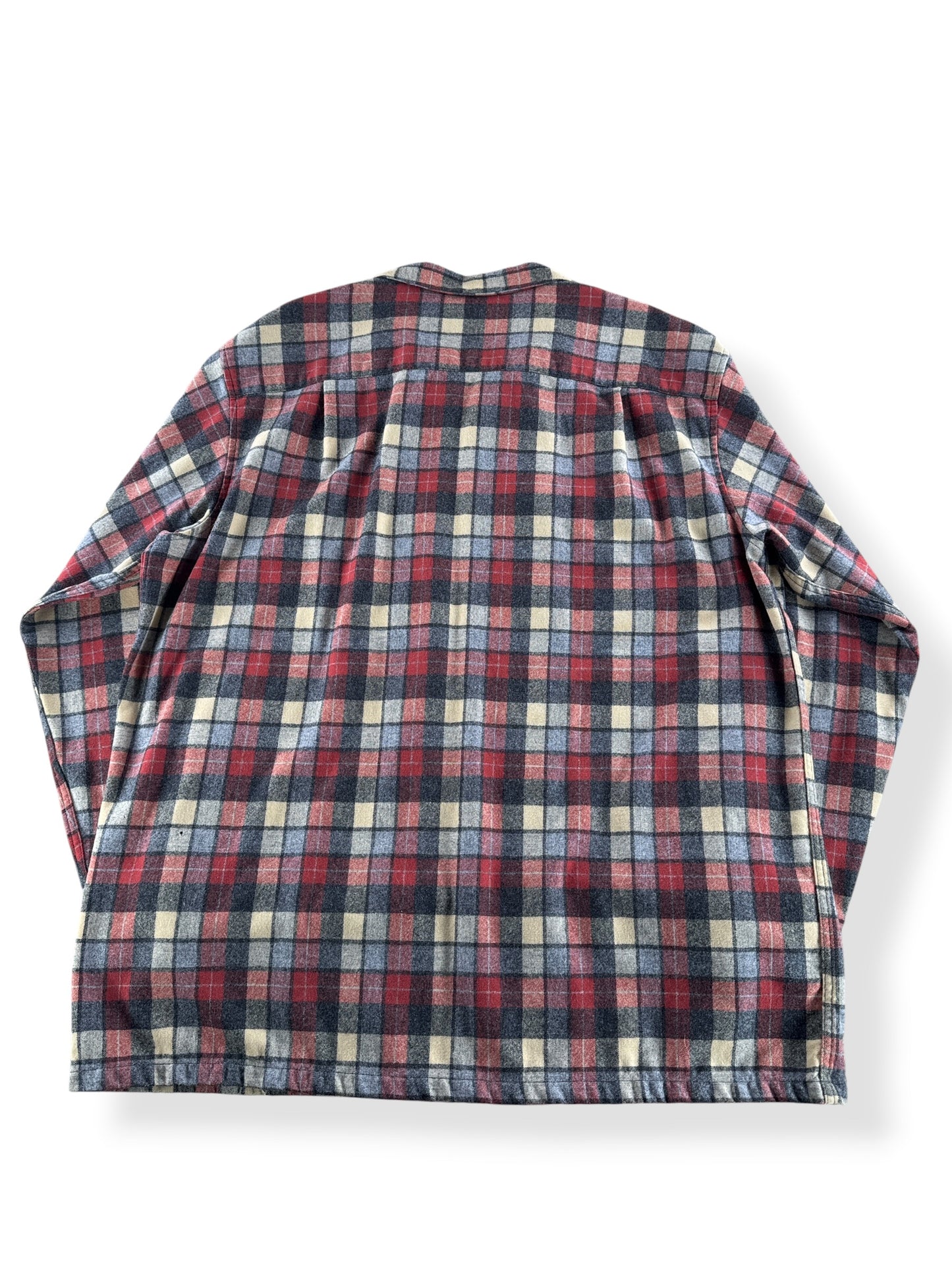 Back of Pendleton Lodge Board Shirt Jac SZ XXL Long